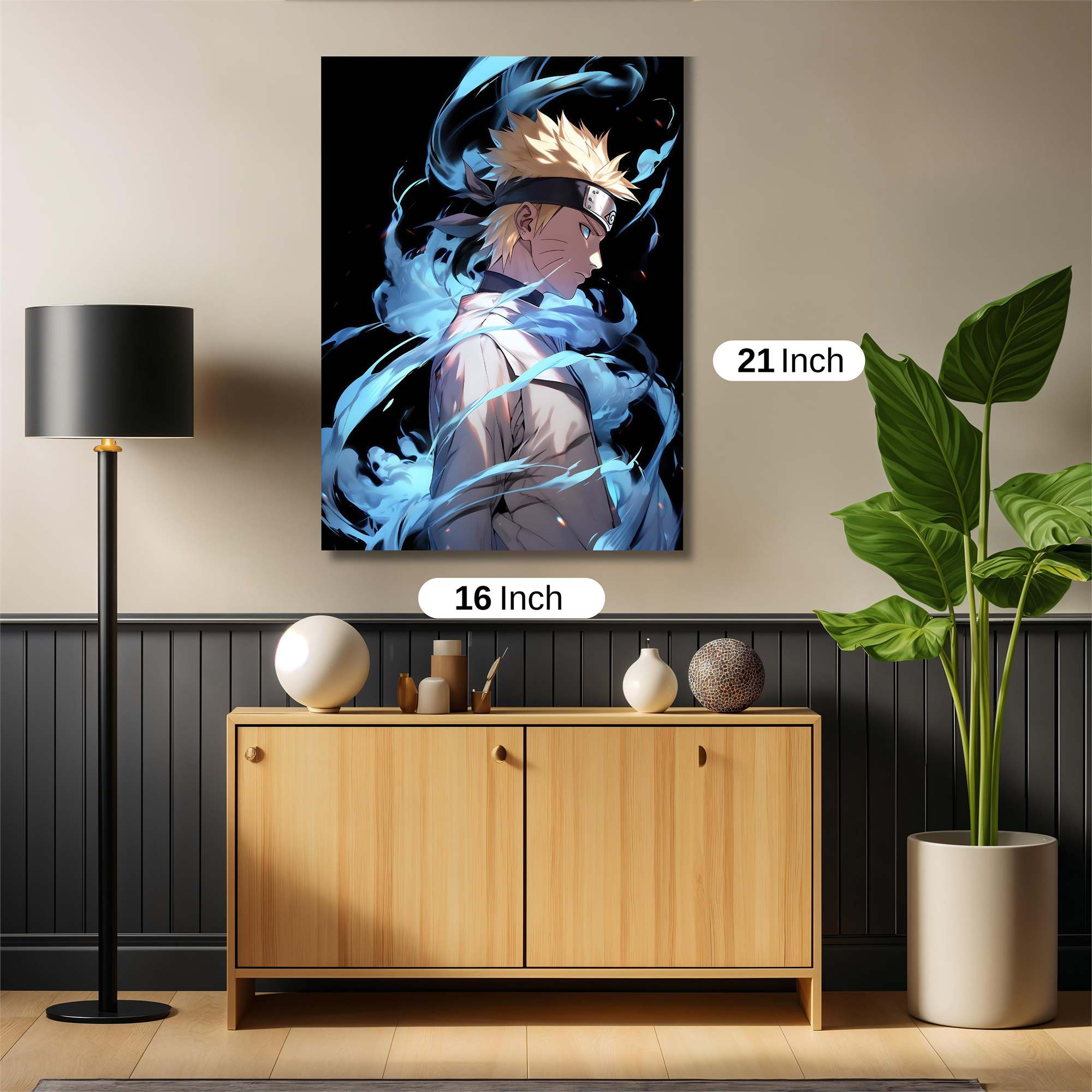 Naruto Tempest Safe Wall Magnetic / M