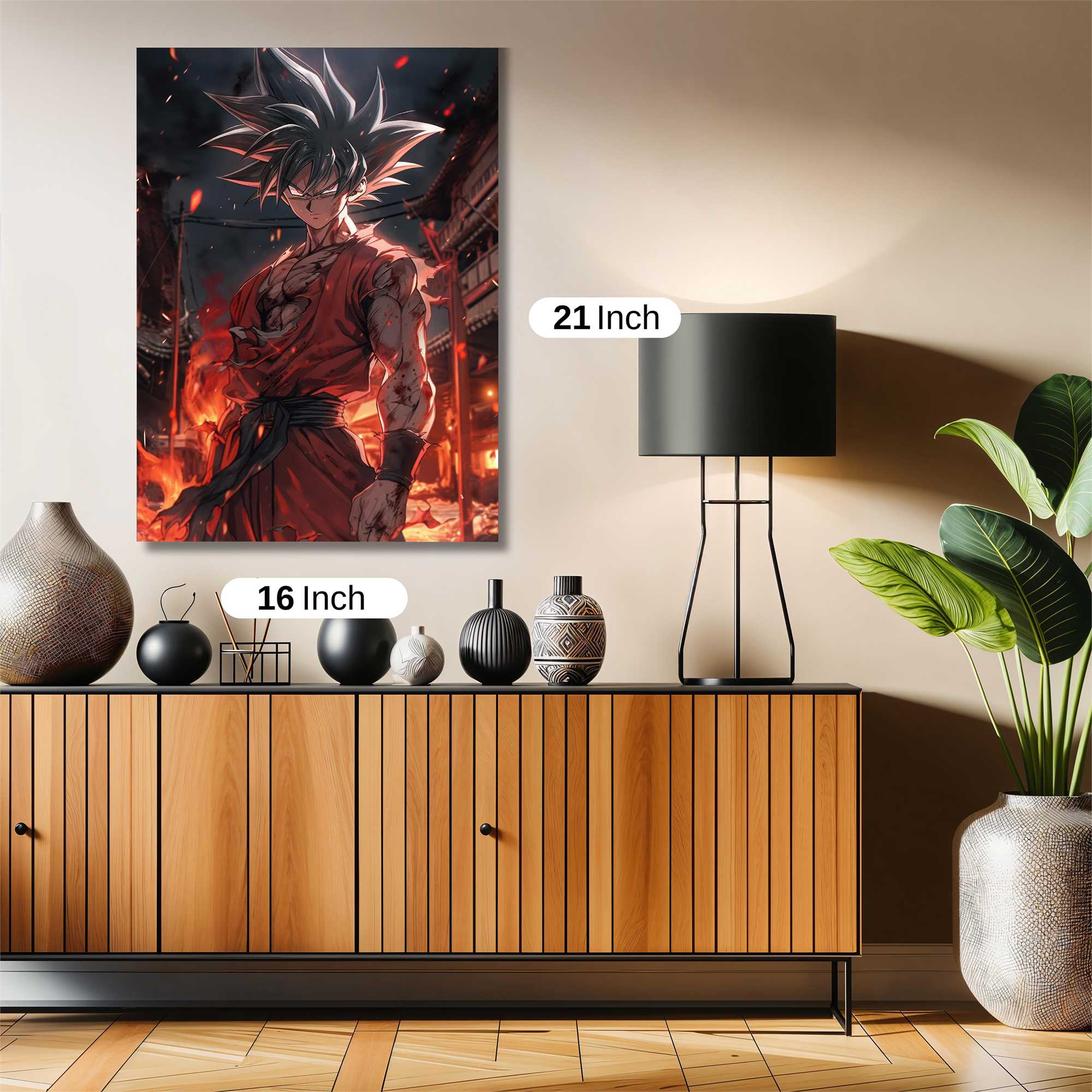 Goku Inferno Safe Wall Magnetic / M