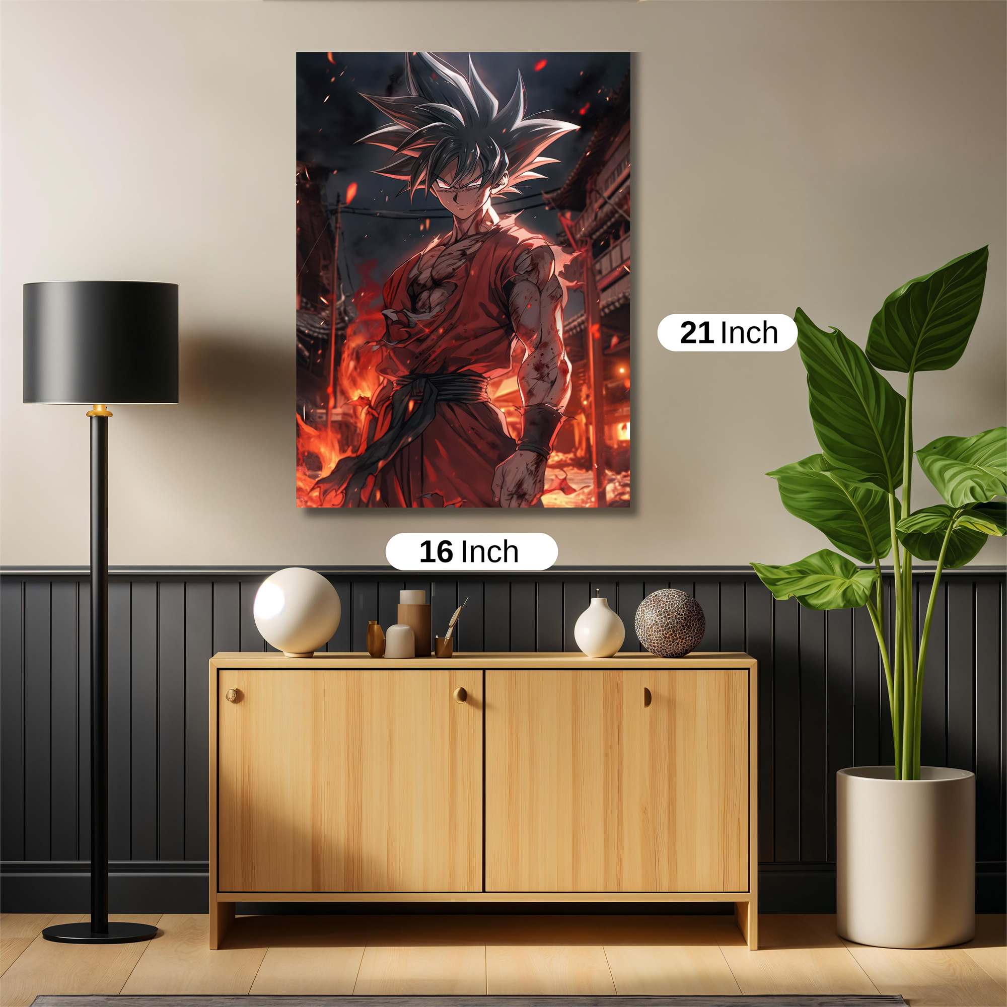 Goku Inferno Safe Wall Magnetic / M
