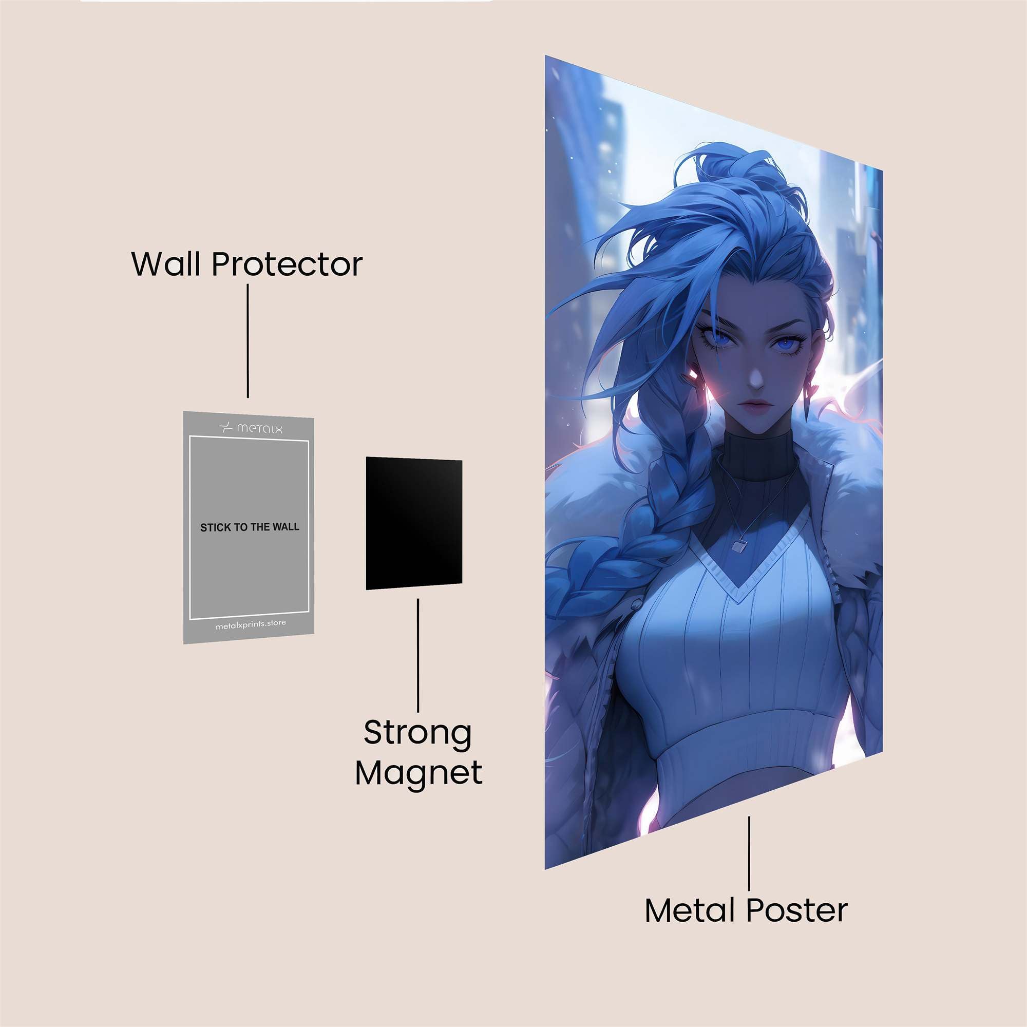 Jinx Frost Safe Wall Magnetic / M