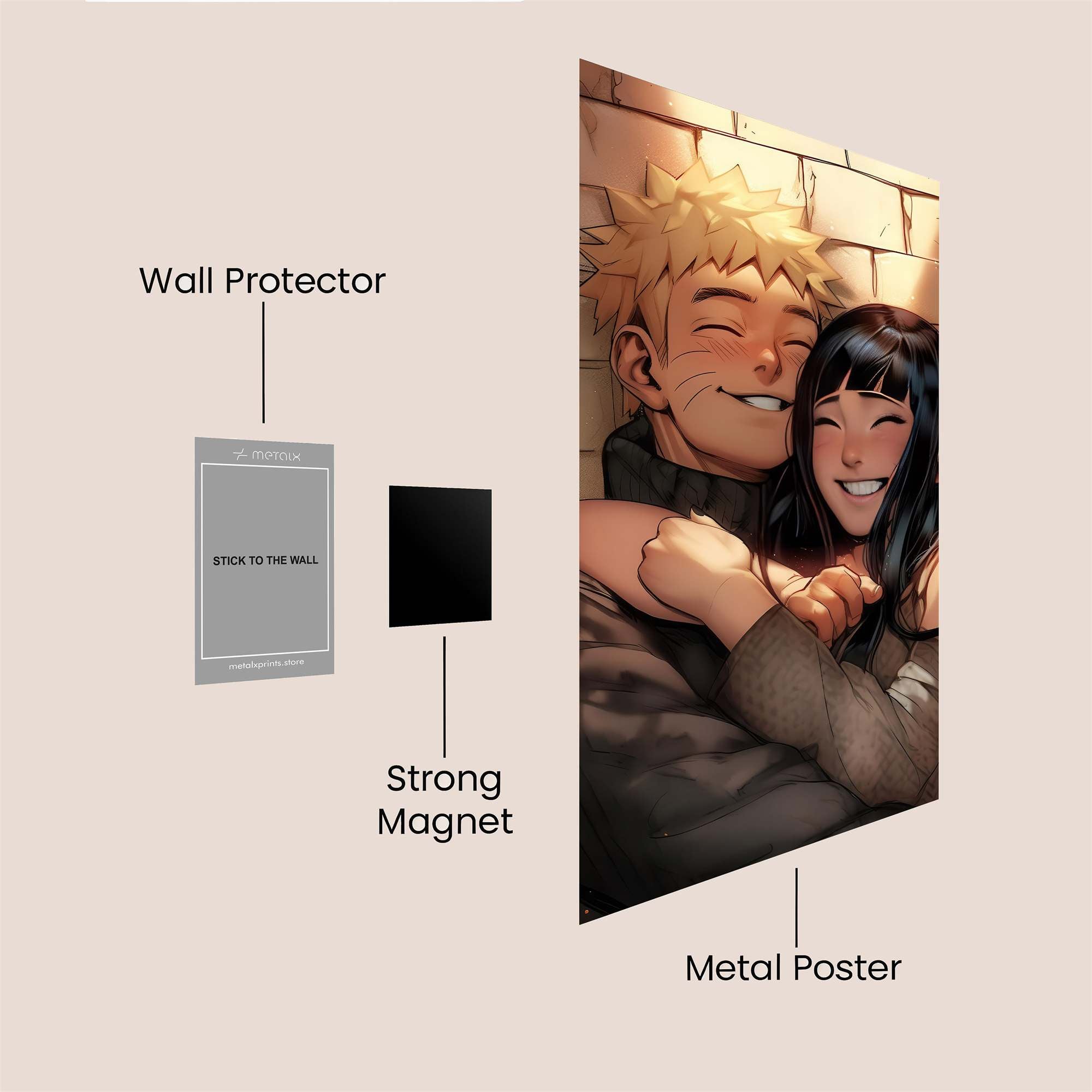 Naruto Bliss Safe Wall Magnetic / M