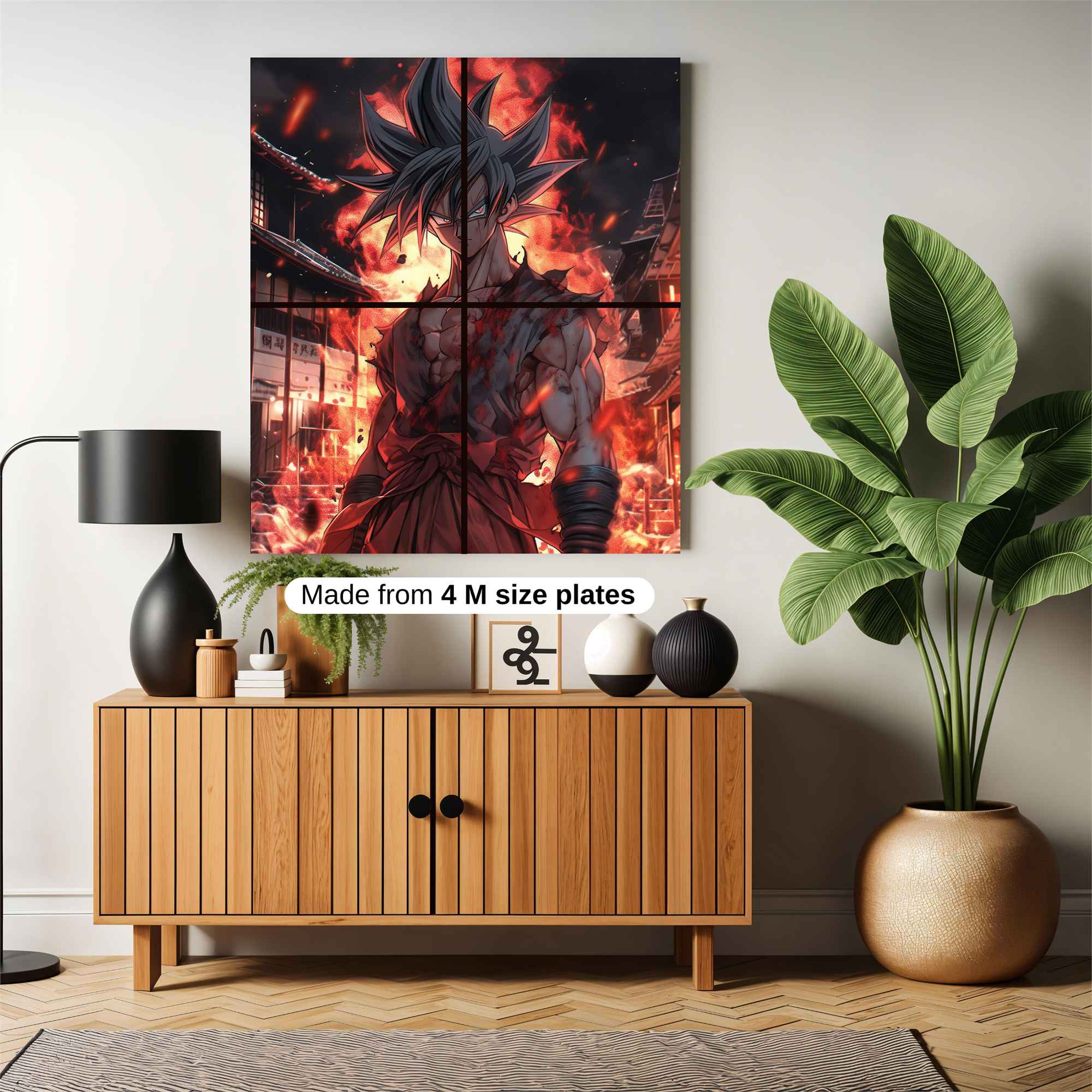 Goku Inferno Safe Wall Magnetic / M