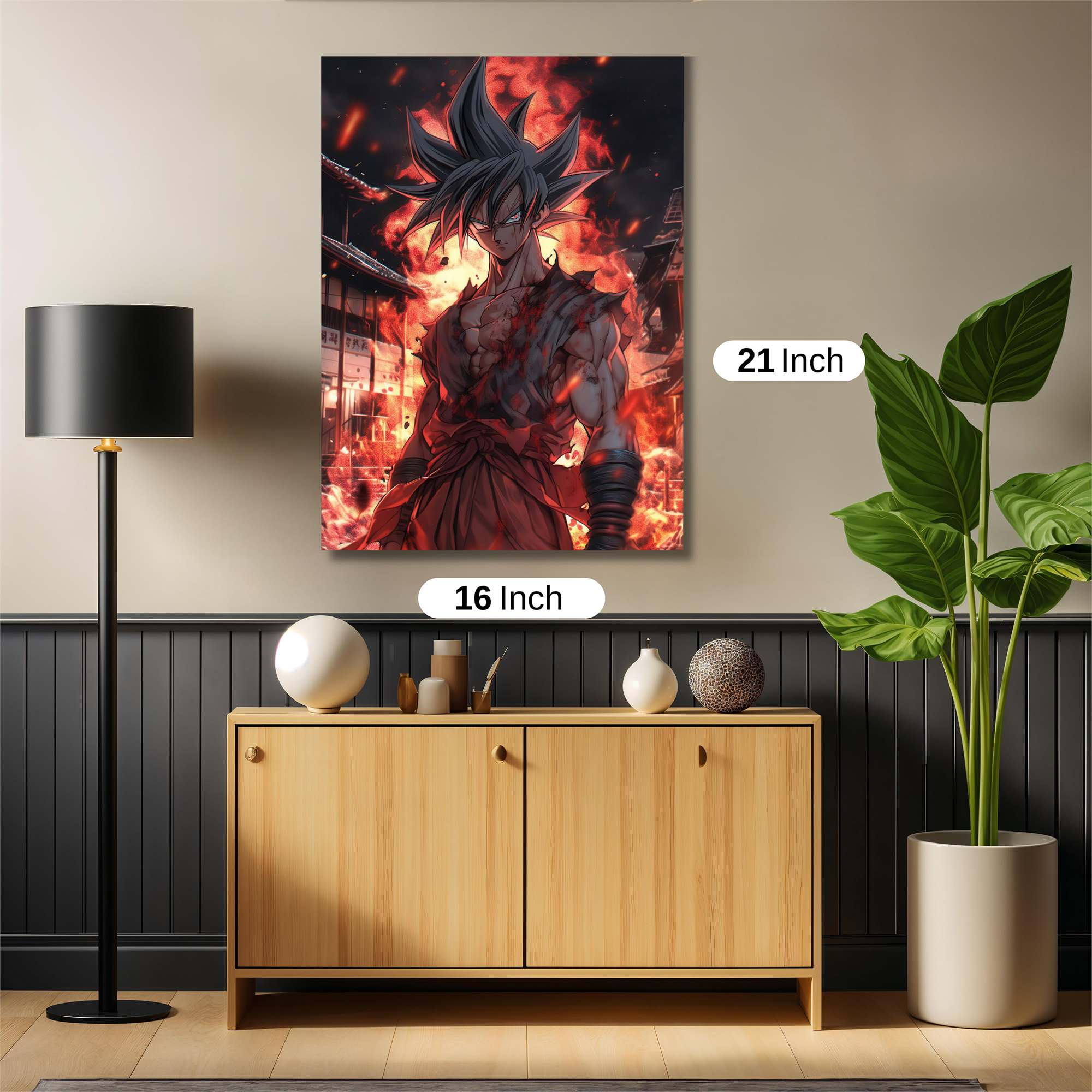Goku Inferno Safe Wall Magnetic / M