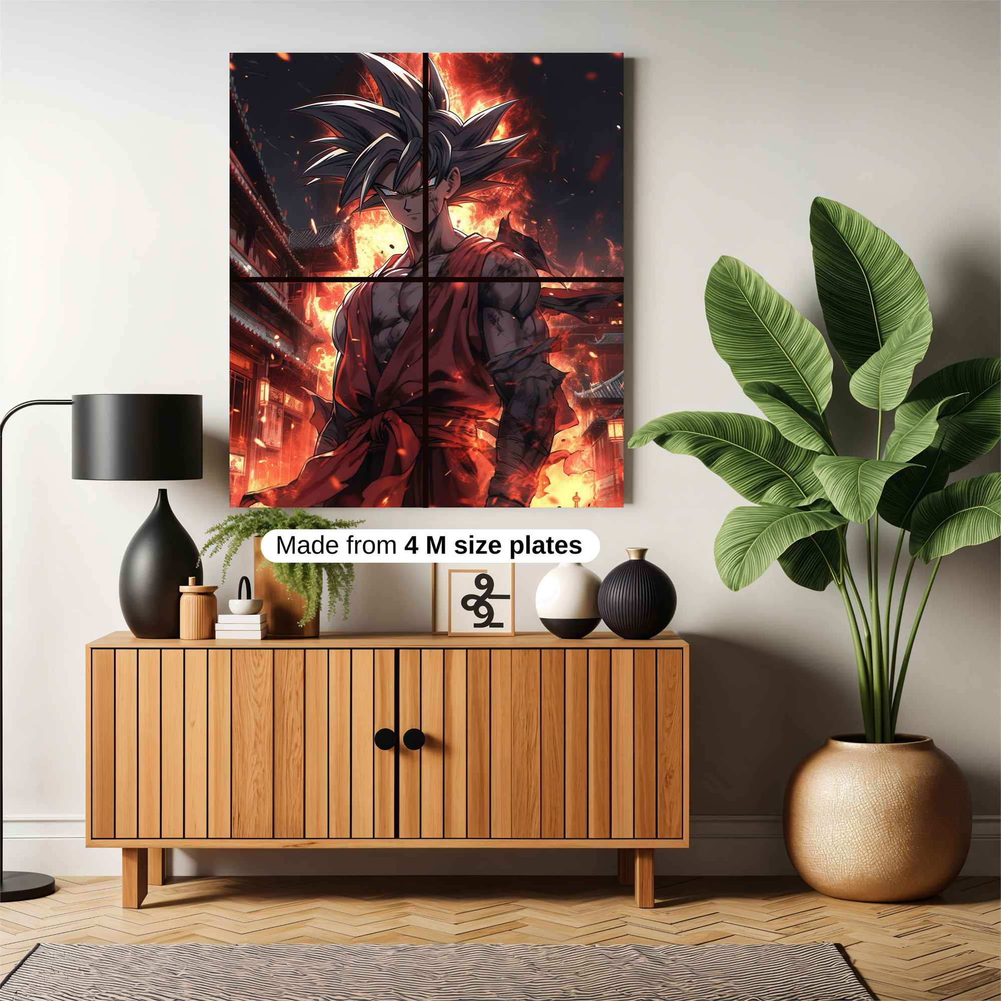 Goku Inferno Safe Wall Magnetic / M