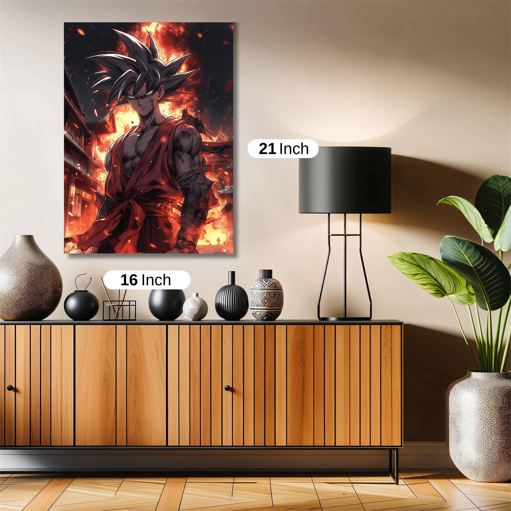 Goku Inferno Safe Wall Magnetic / M