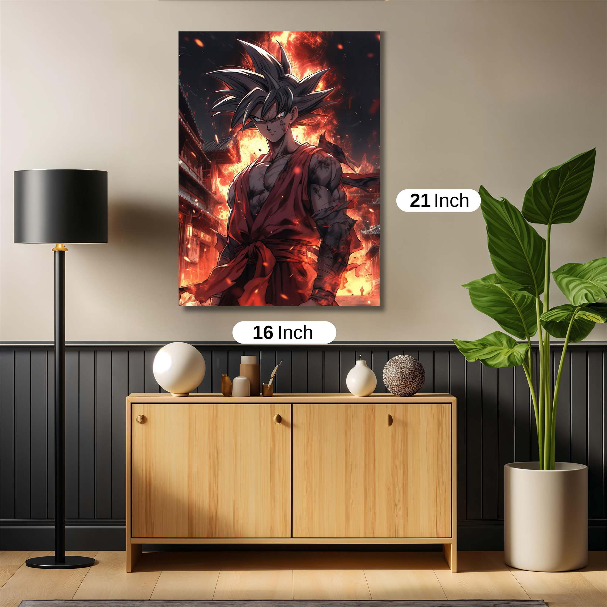 Goku Inferno Safe Wall Magnetic / M