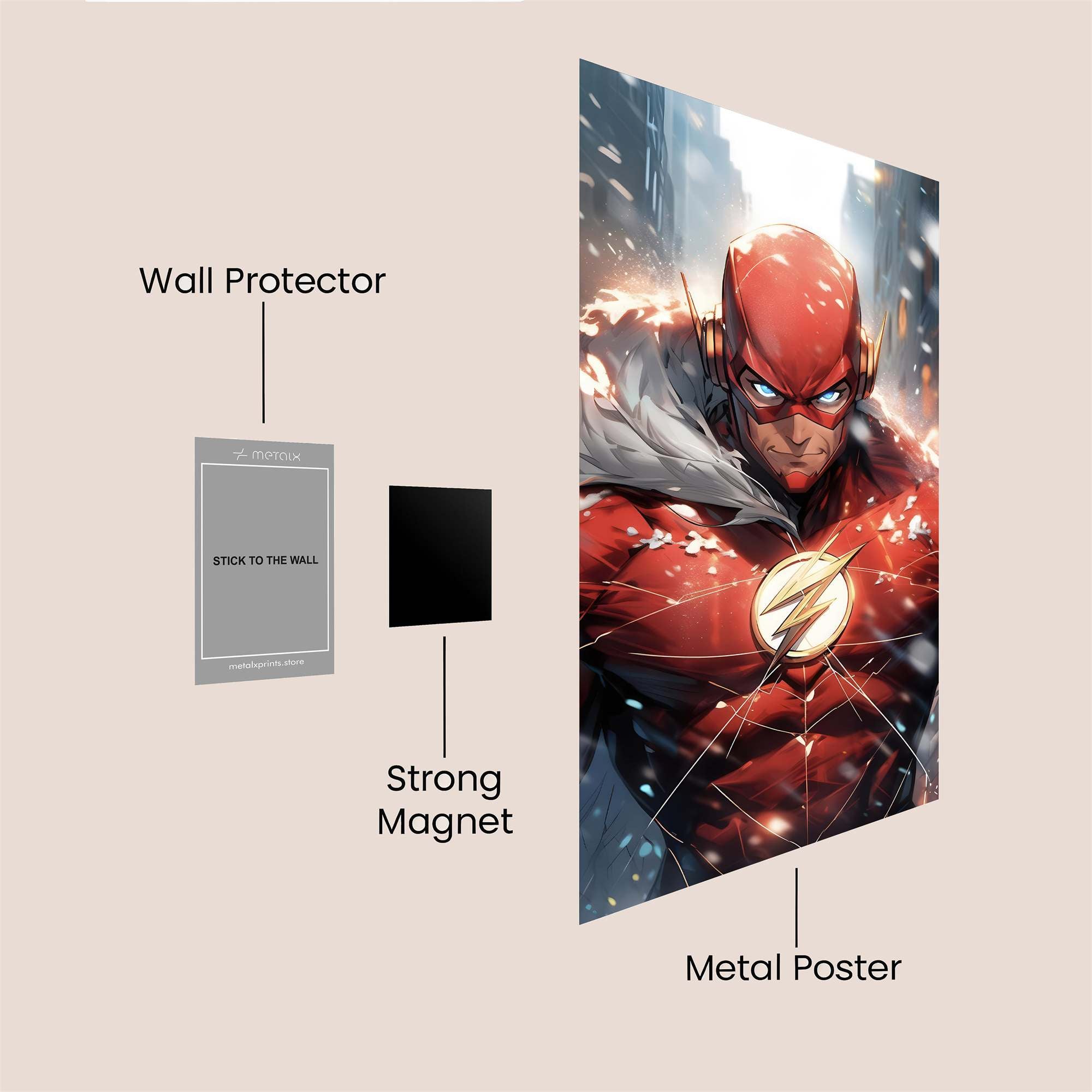 Flash Blizzard Safe Wall Magnetic / M