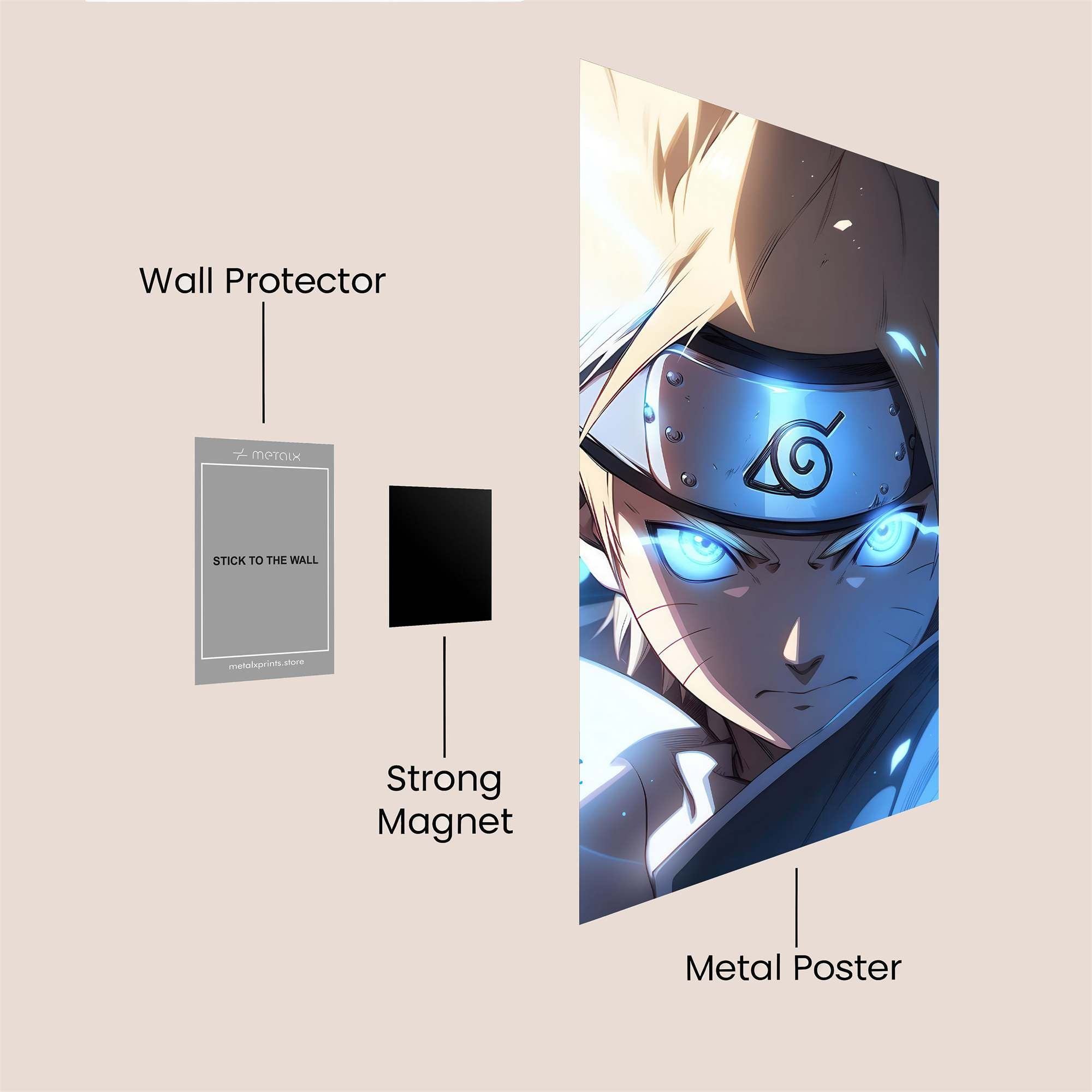 Boruto Radiant Safe Wall Magnetic / M