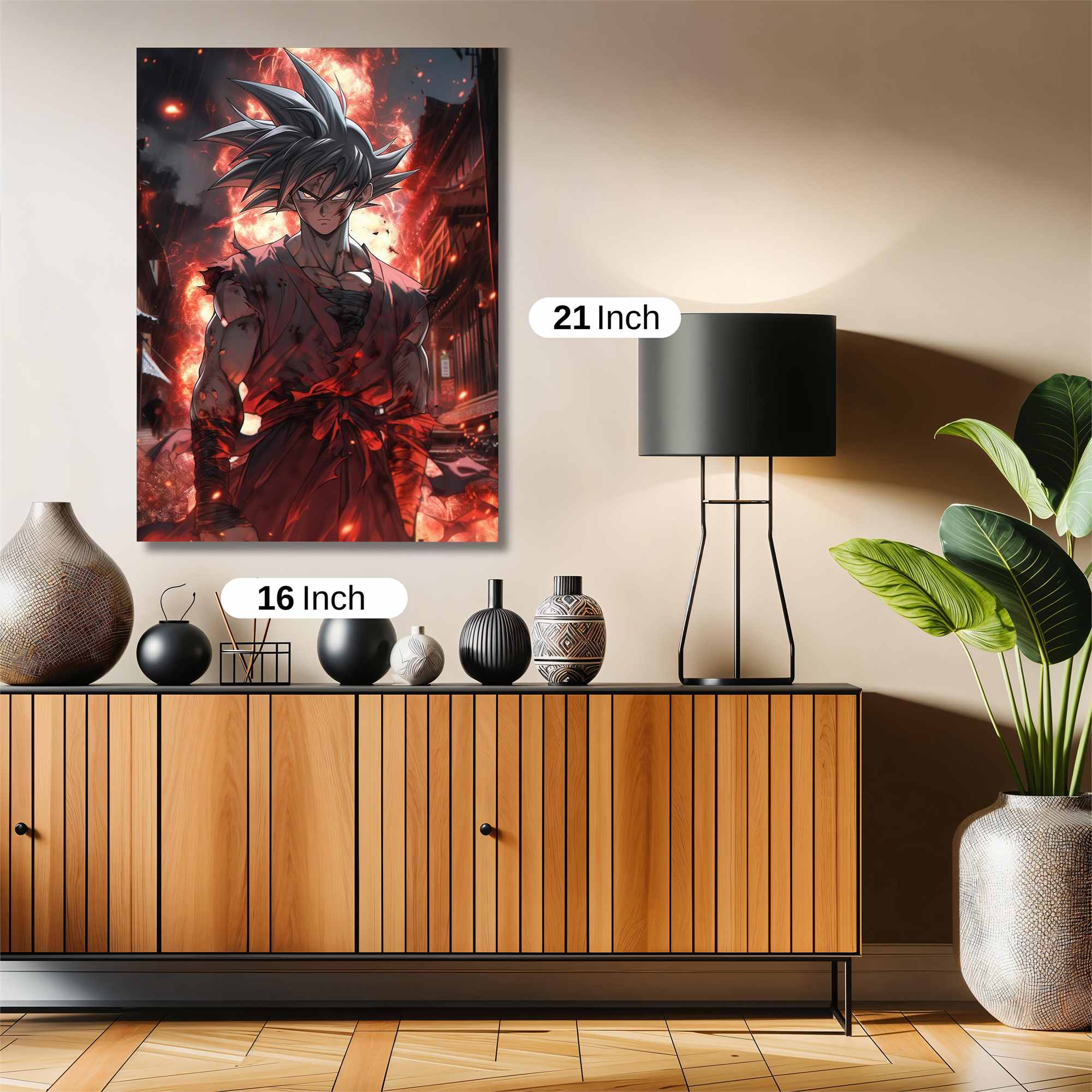 Goku Inferno Safe Wall Magnetic / M