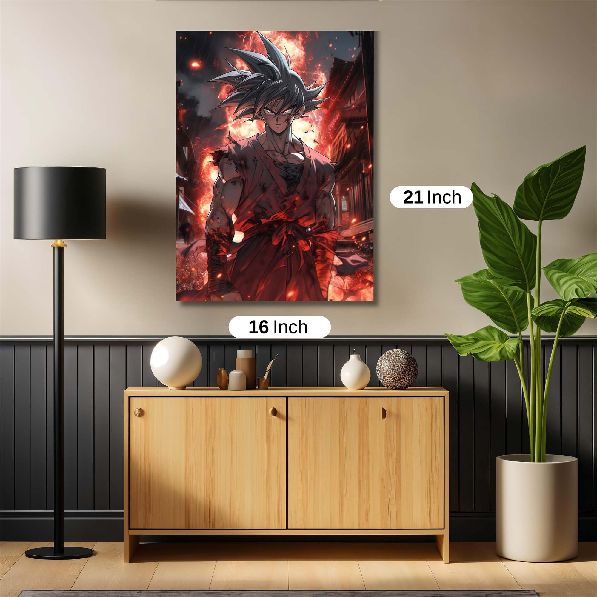 Goku Inferno Safe Wall Magnetic / M