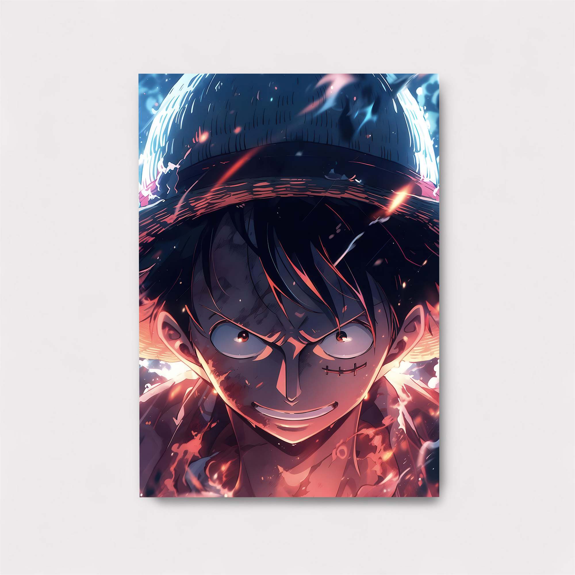 Luffy Fiery Safe Wall Magnetic / M