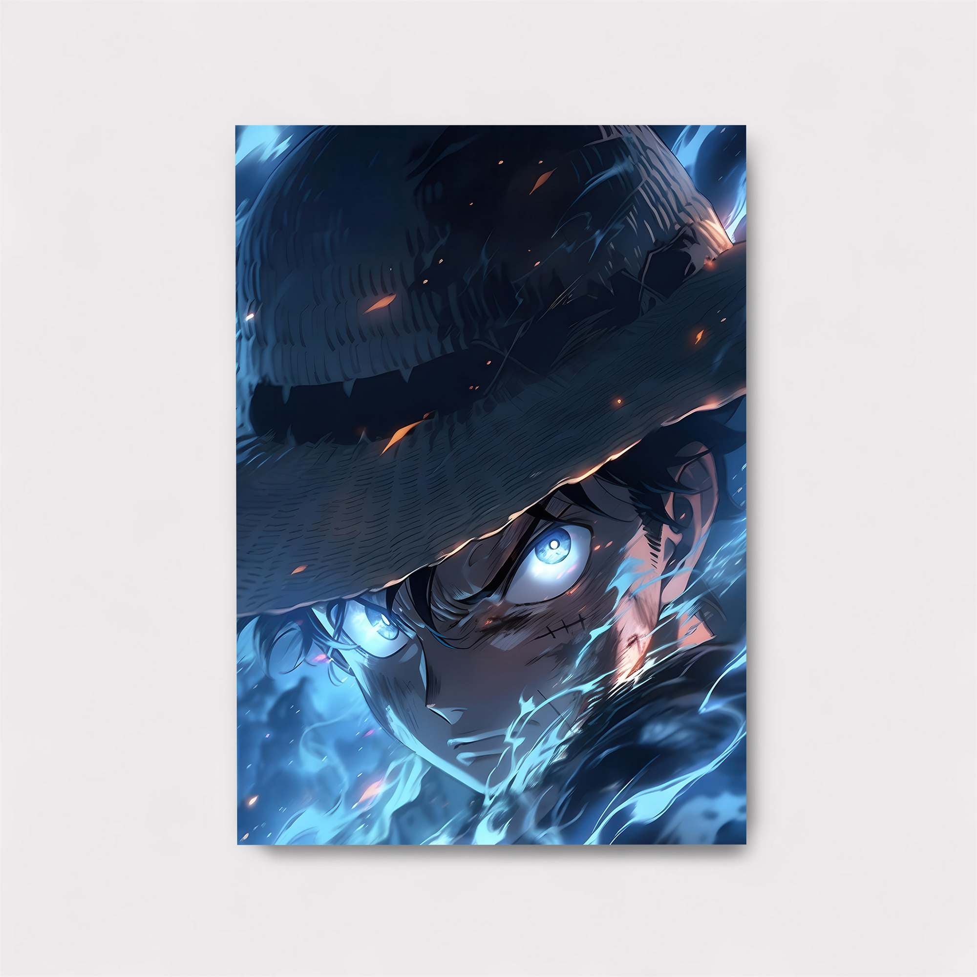 Luffy Ablaze Safe Wall Magnetic / M