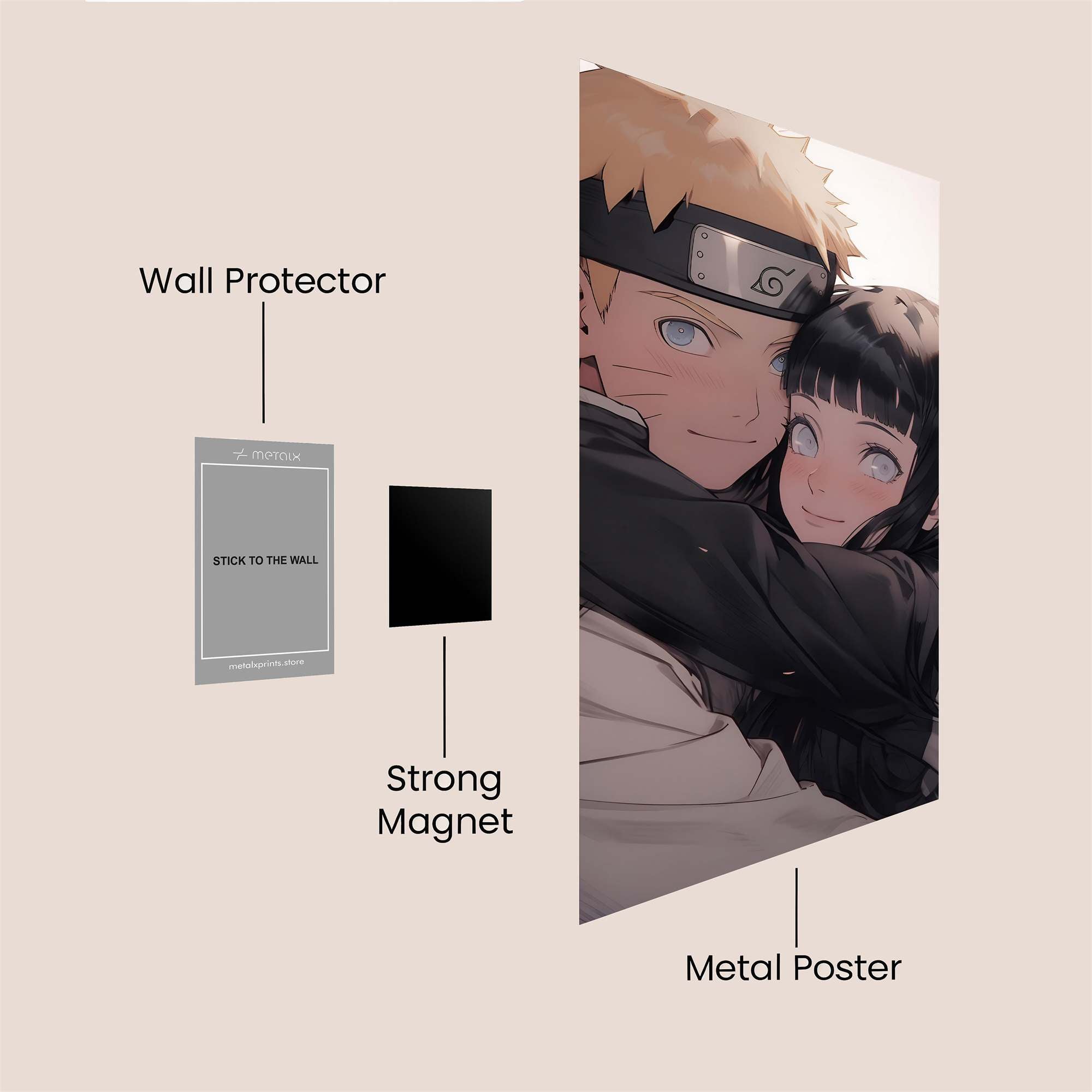 Naruto Serene Safe Wall Magnetic / M