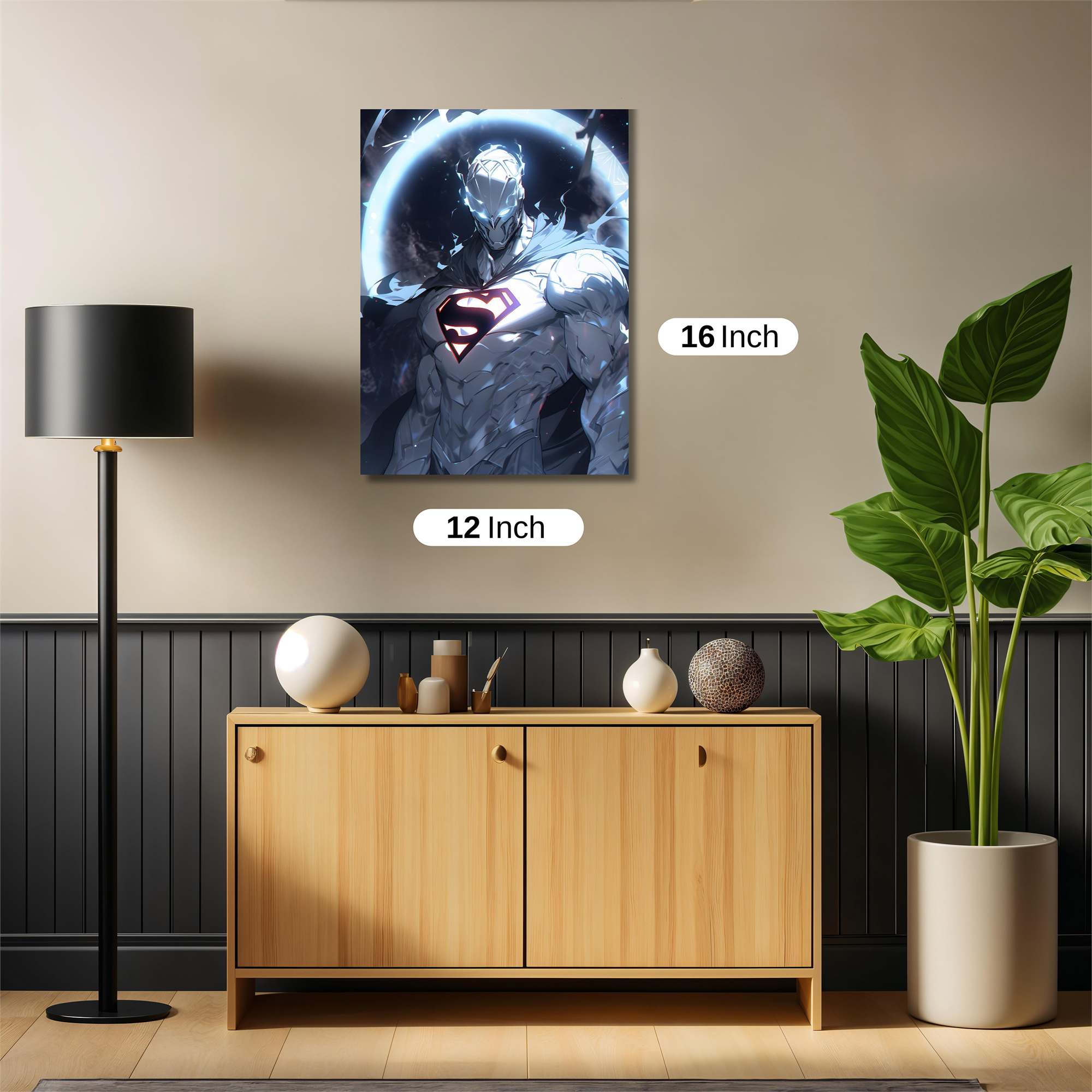 Superman Ethereal Safe Wall Magnetic / M