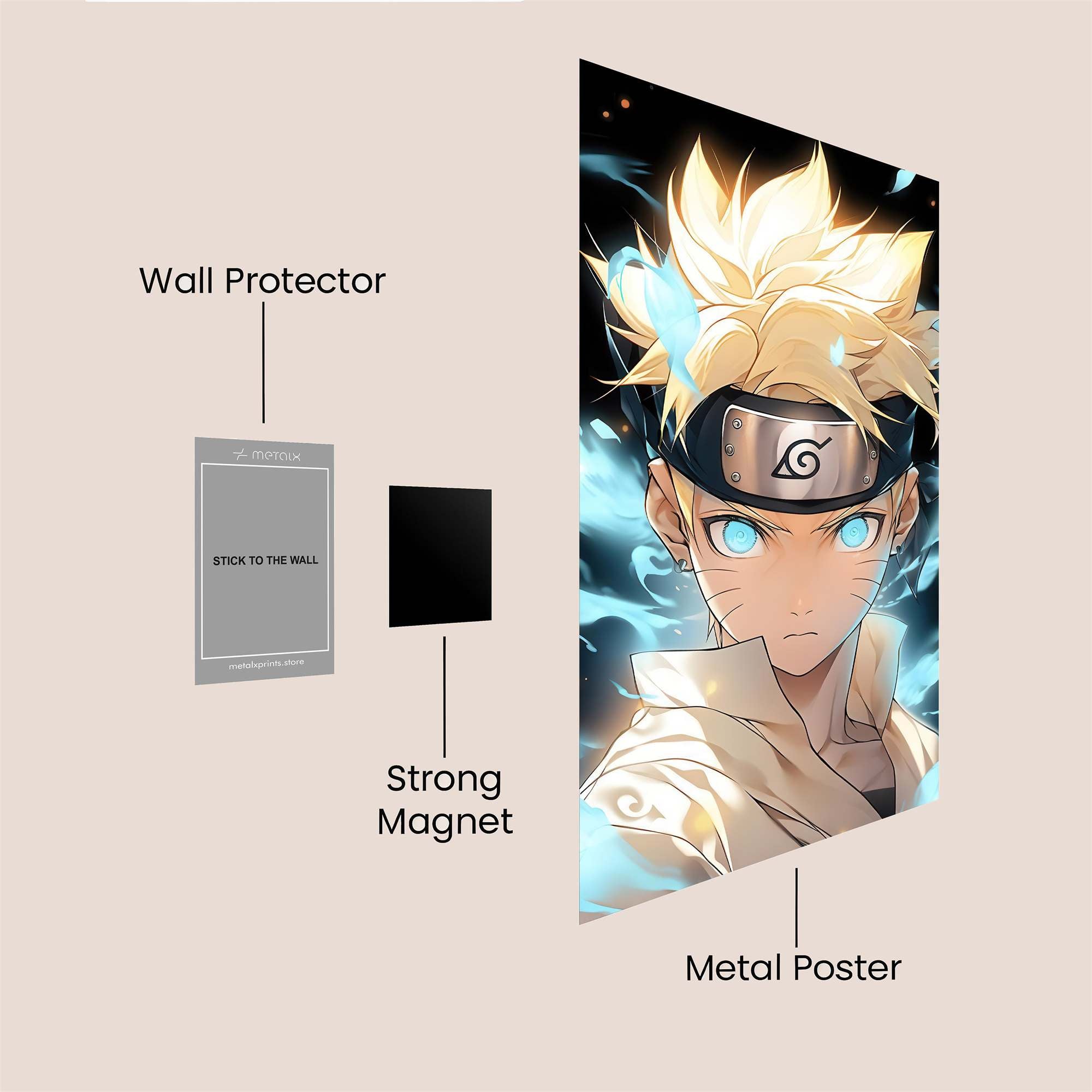 Naruto Ethereal Safe Wall Magnetic / M