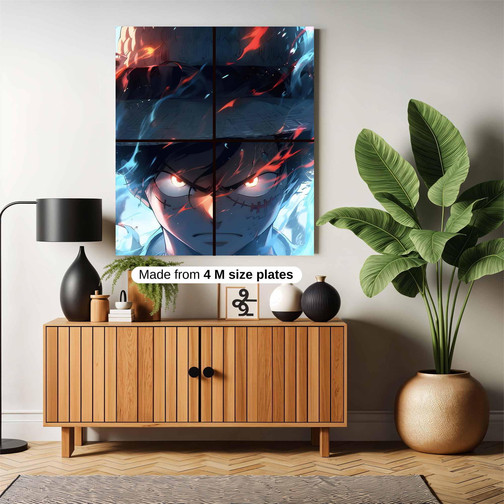 Luffy Inferno Safe Wall Magnetic / M