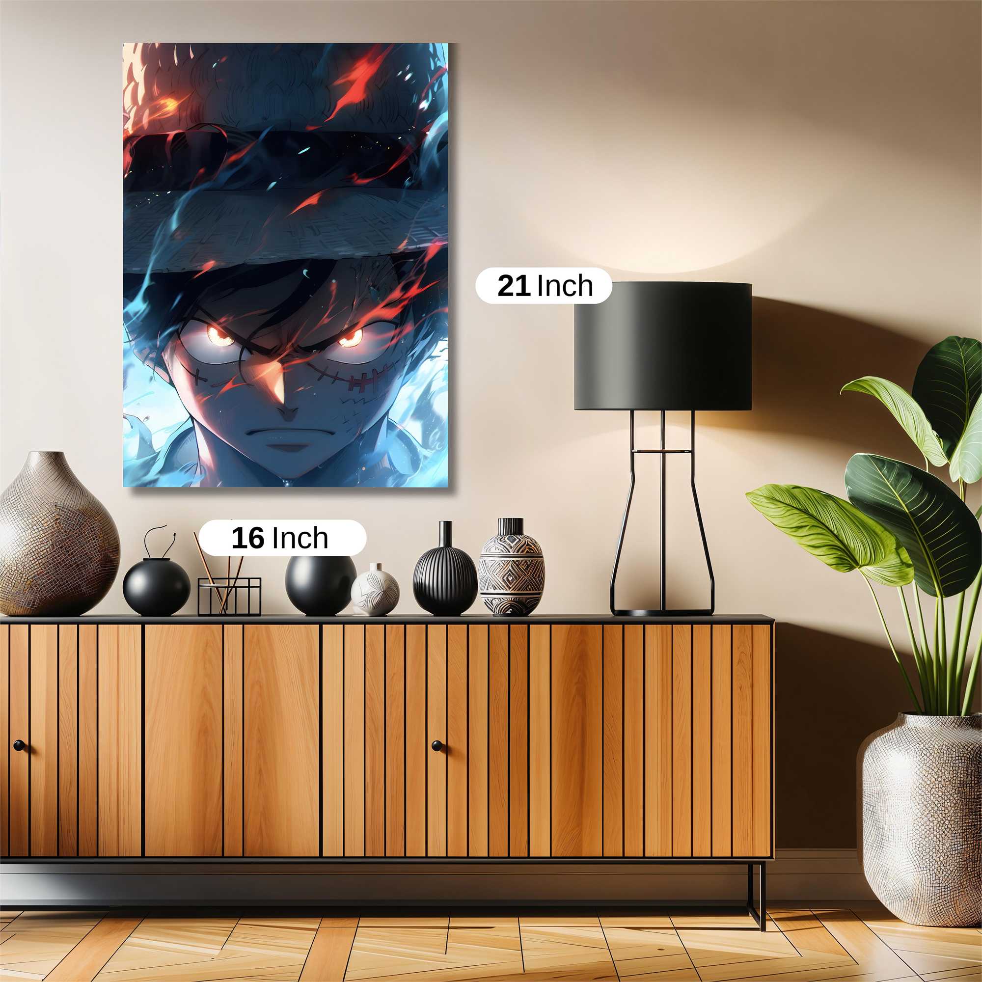 Luffy Inferno Safe Wall Magnetic / M