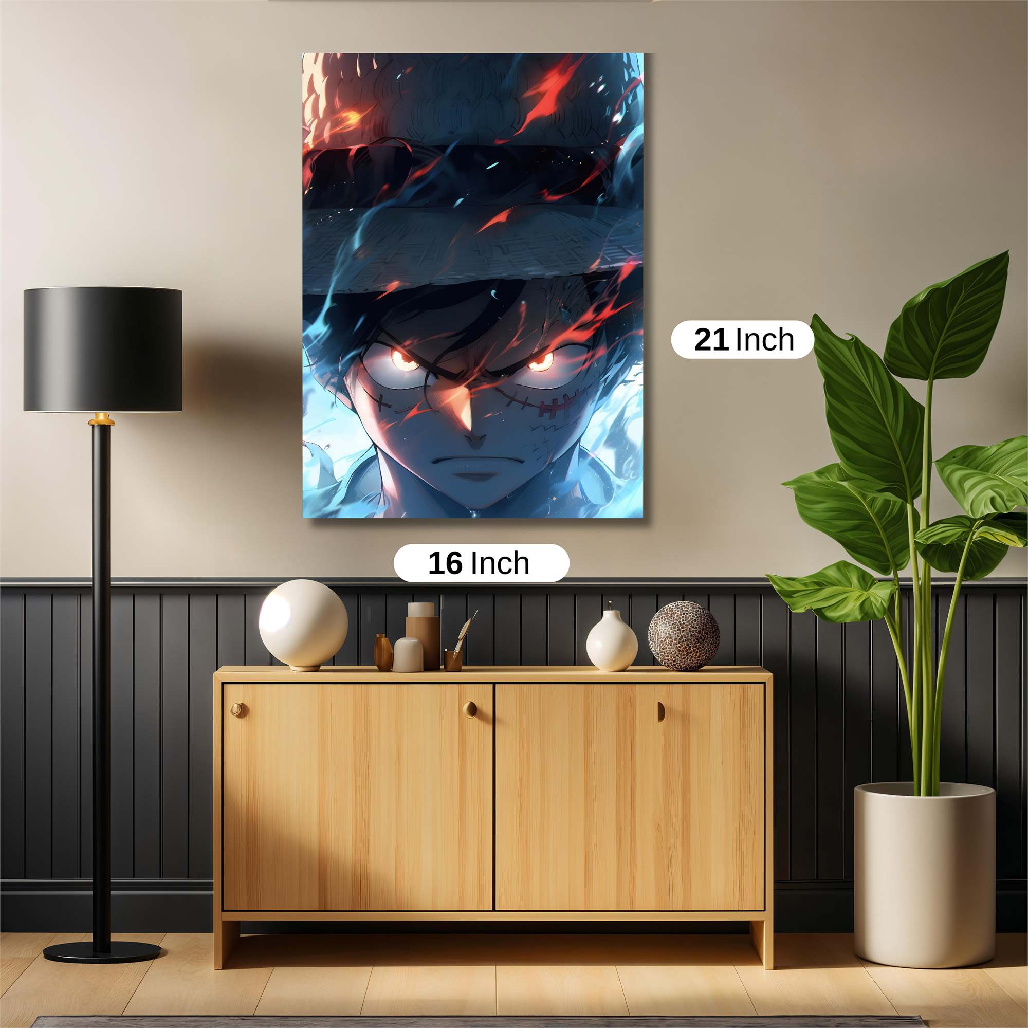 Luffy Inferno Safe Wall Magnetic / M