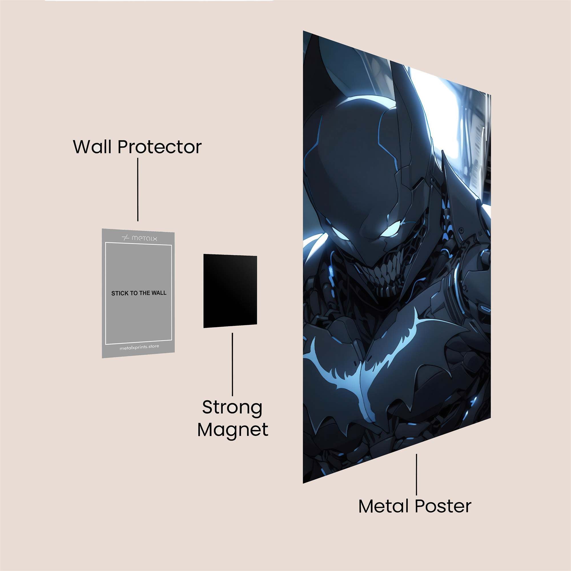 Batman Menace Safe Wall Magnetic / M