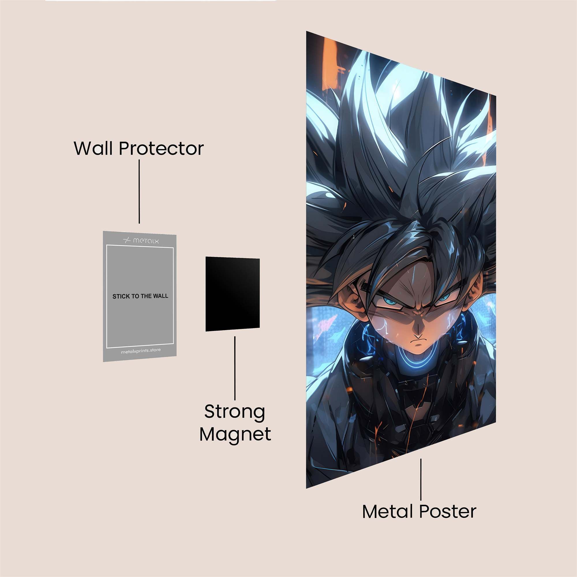 Goku Radiant Safe Wall Magnetic / M