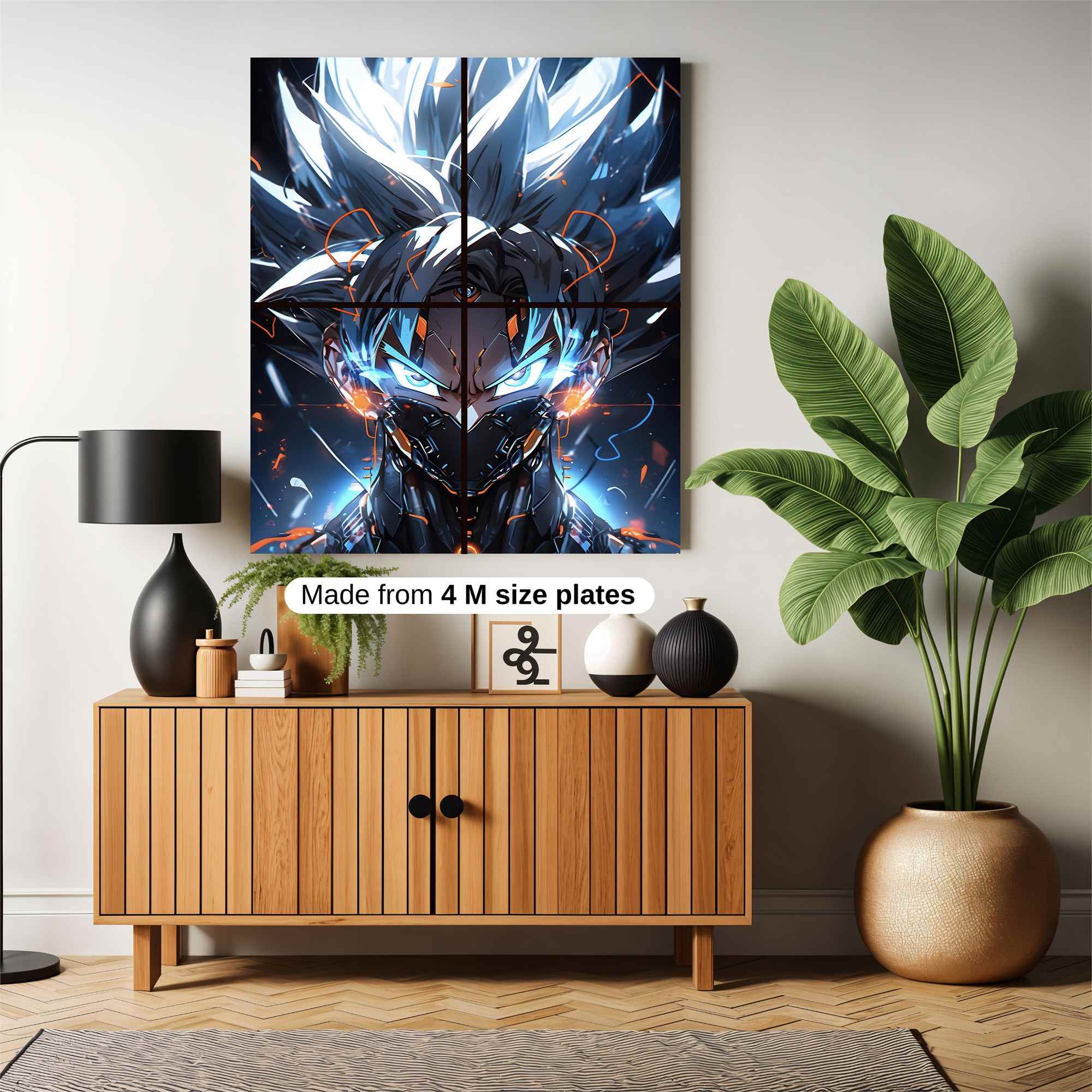 Goku Cybernetic Safe Wall Magnetic / M