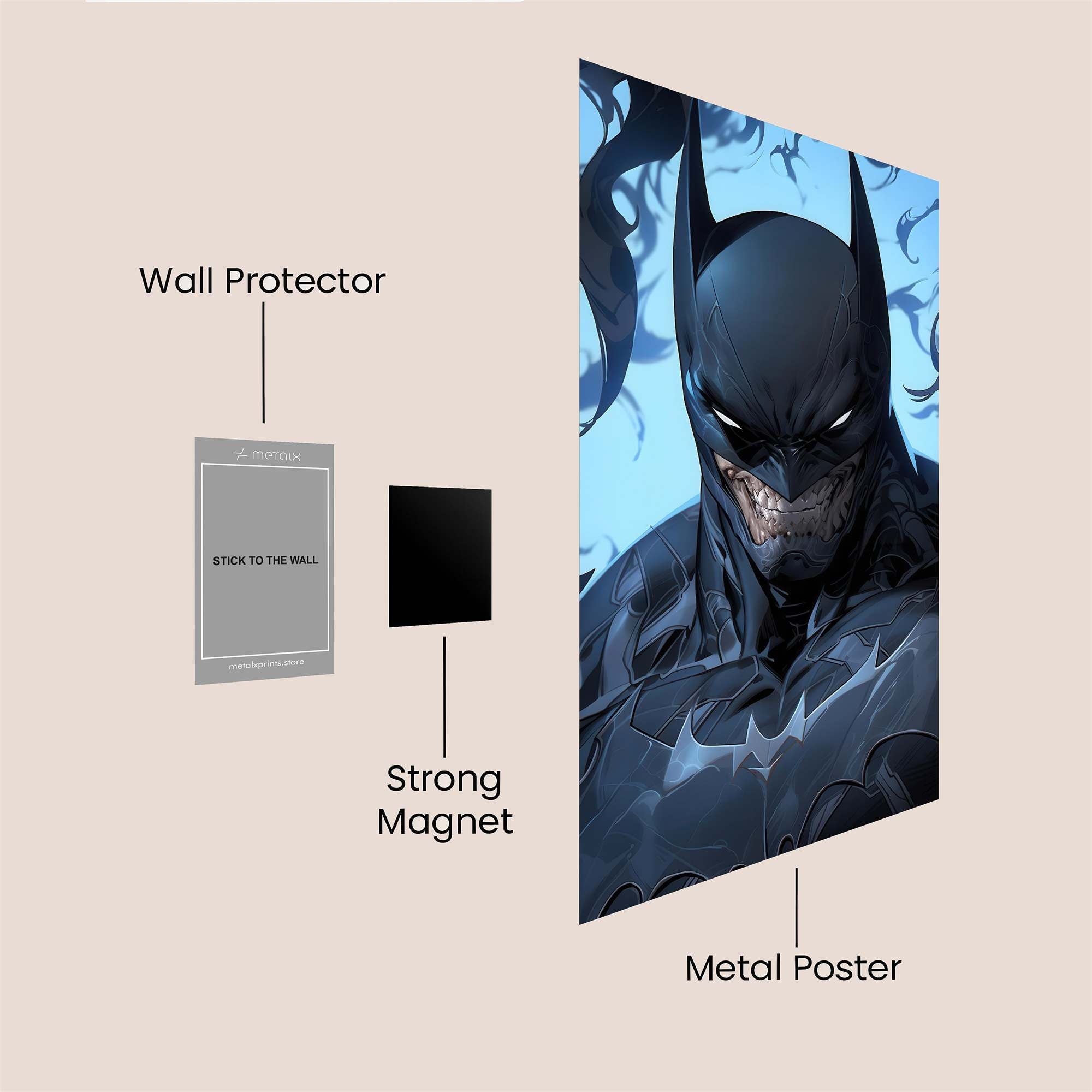 Batman Sinister Safe Wall Magnetic / M