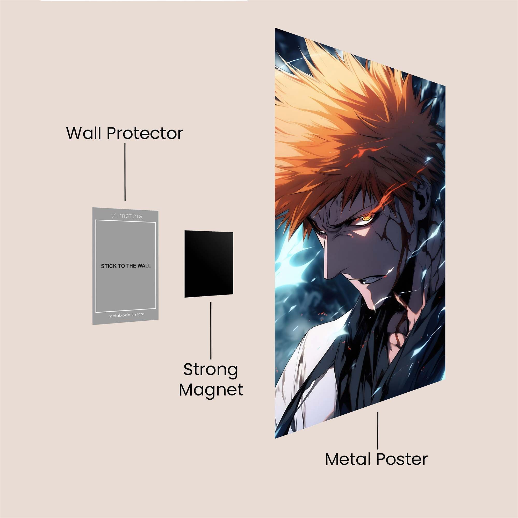Ichigo Thunder Safe Wall Magnetic / M