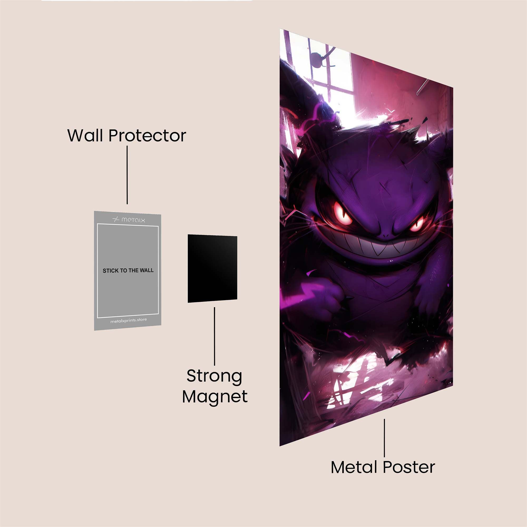 Gengar Chaotic Safe Wall Magnetic / M
