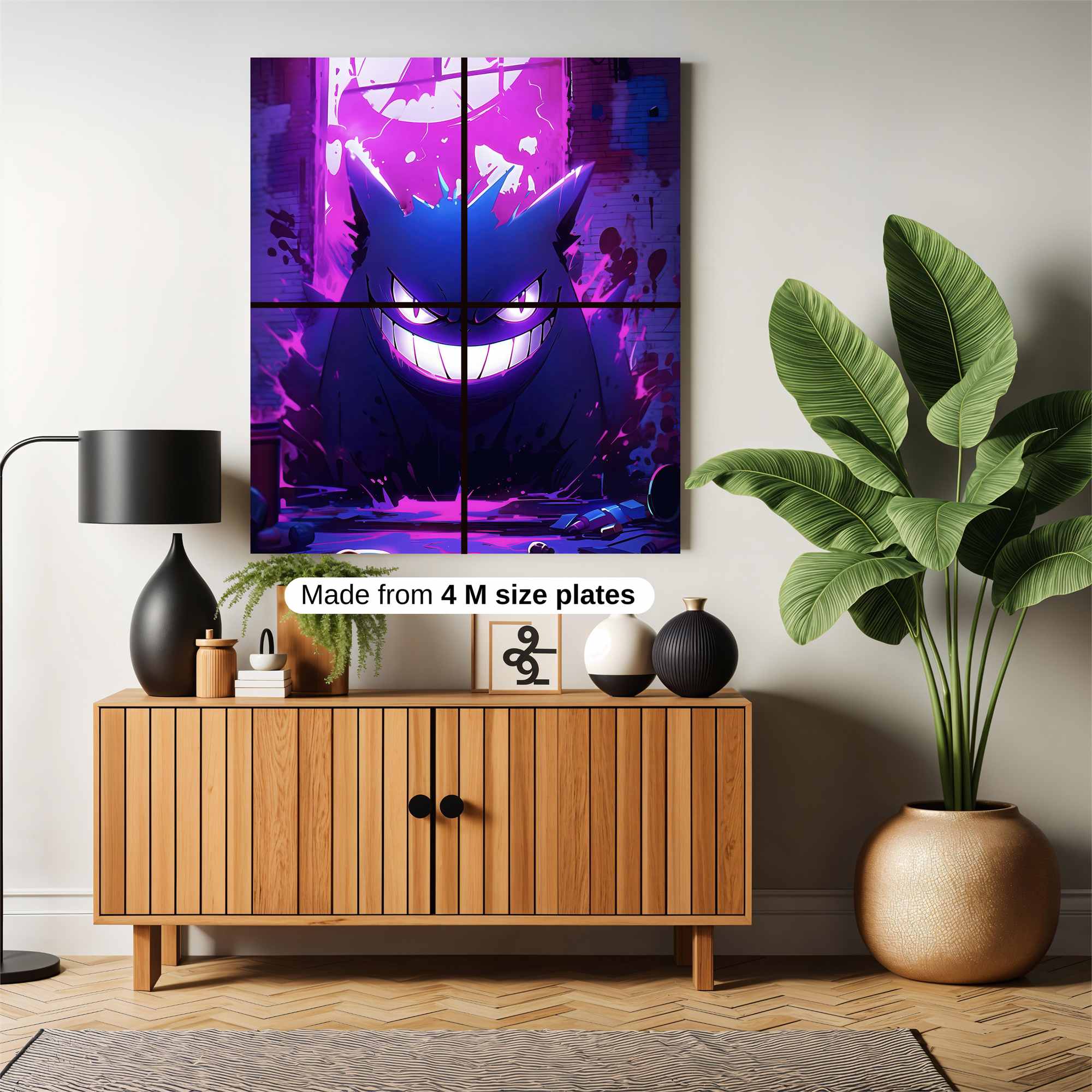 Gengar Gloom Safe Wall Magnetic / M