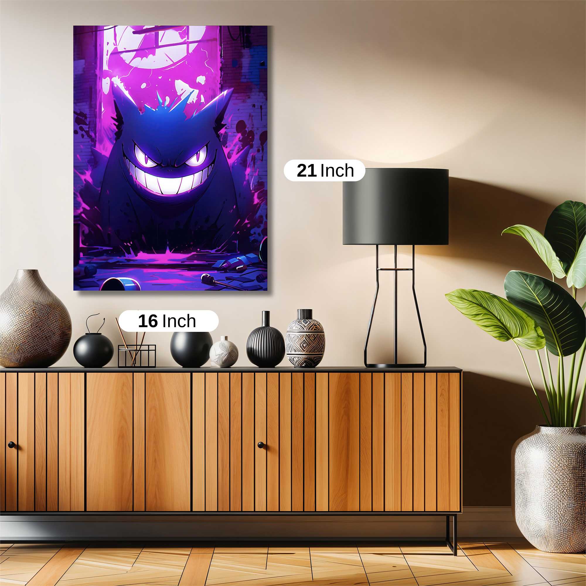 Gengar Gloom Safe Wall Magnetic / M