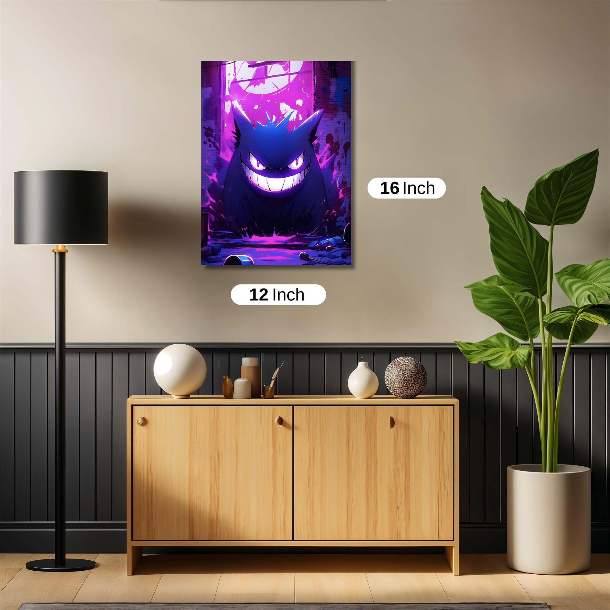 Gengar Gloom Safe Wall Magnetic / M