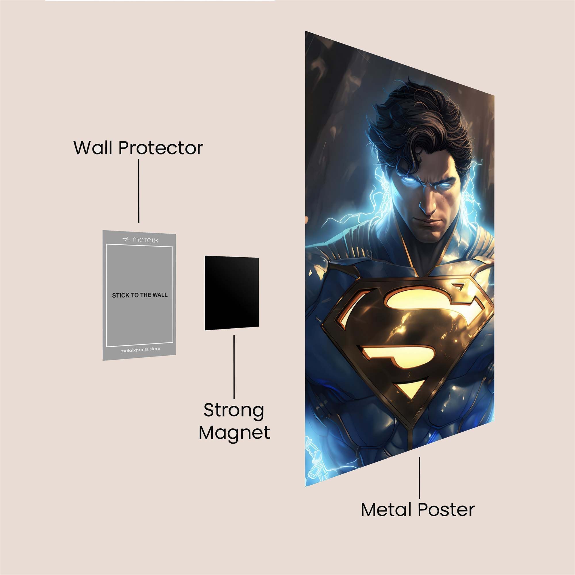 Superman Intense Safe Wall Magnetic / M