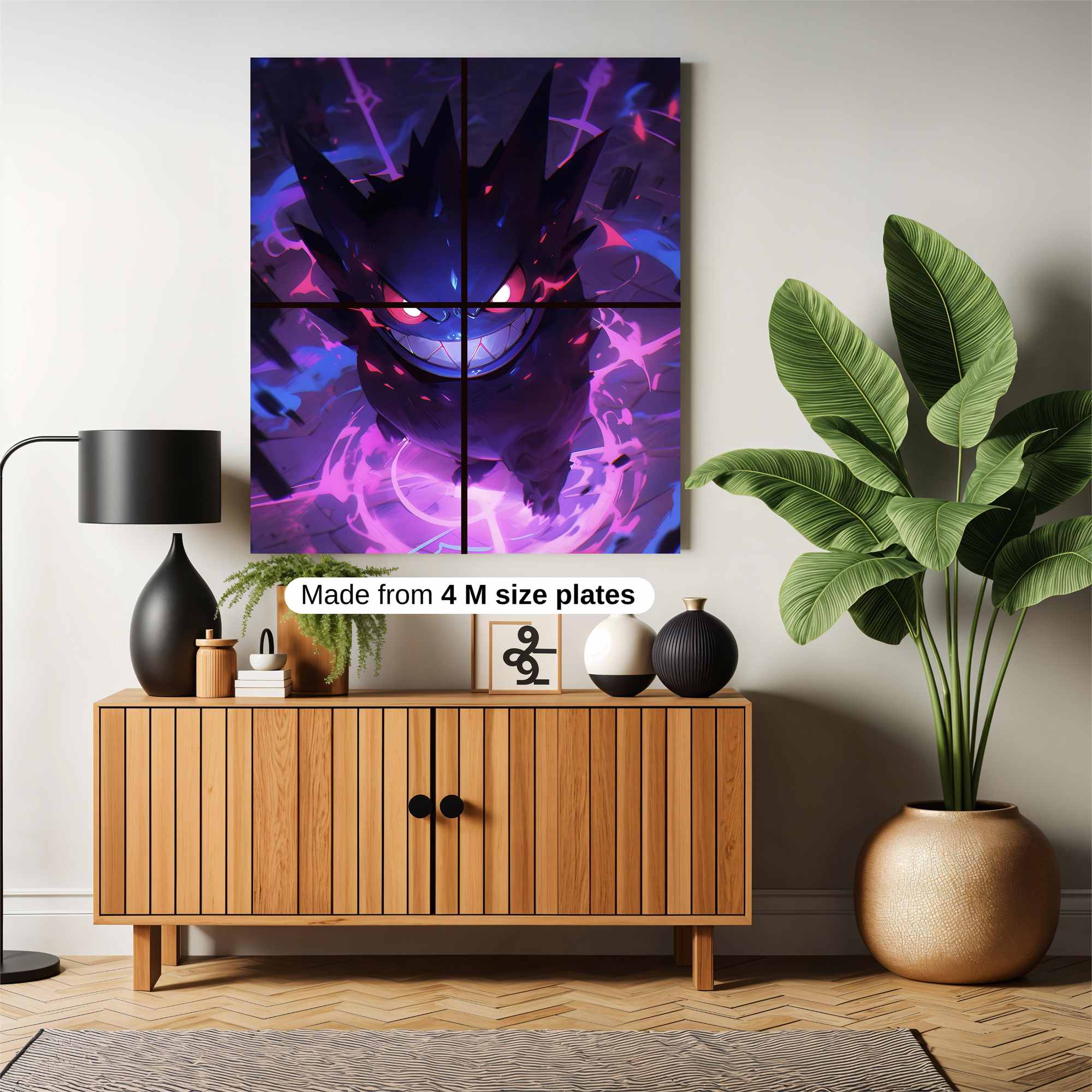 Gengar Gloom Safe Wall Magnetic / M