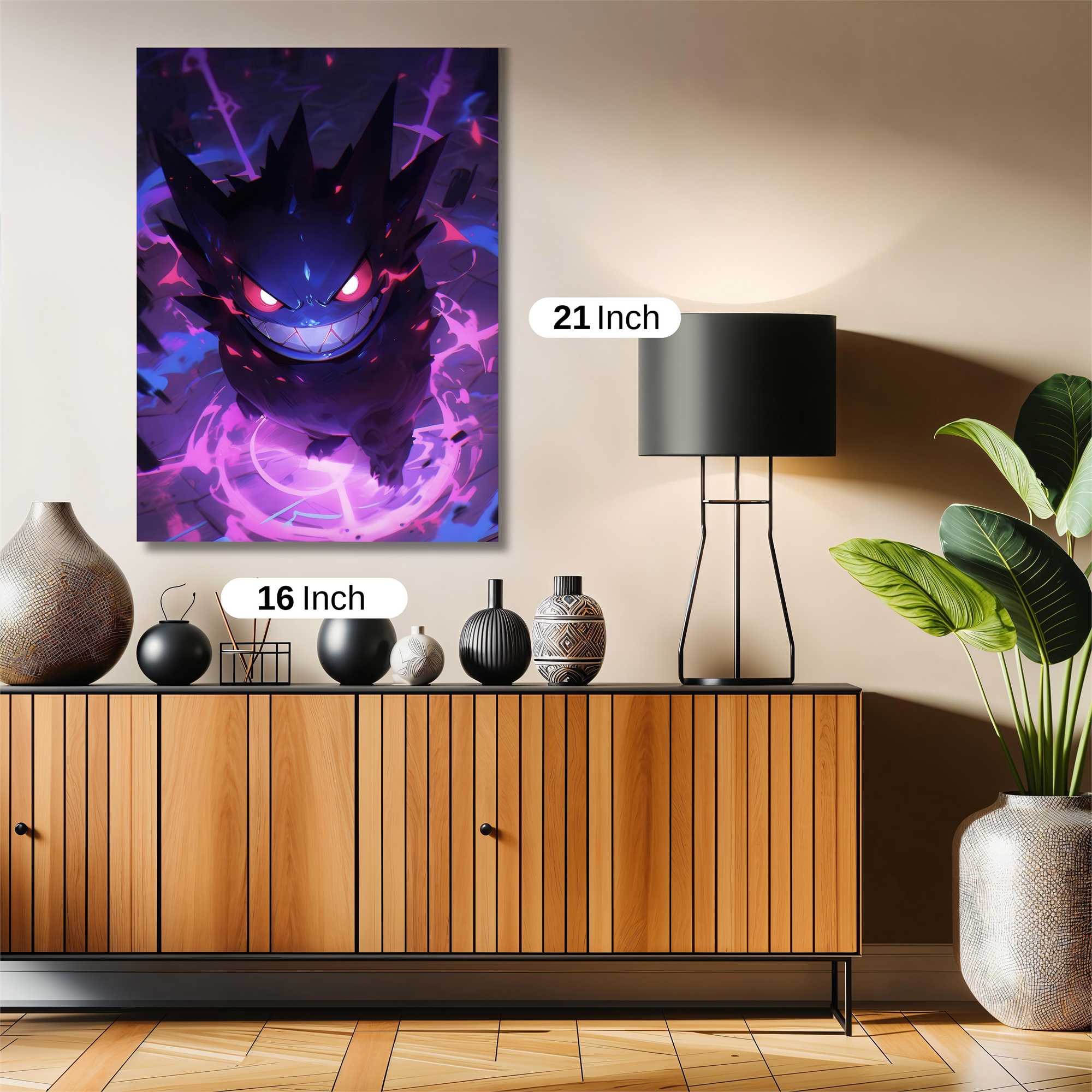 Gengar Gloom Safe Wall Magnetic / M