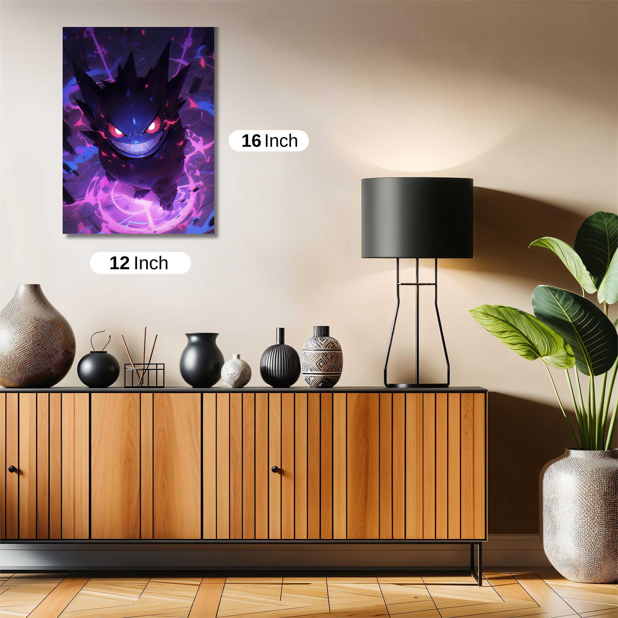 Gengar Gloom Safe Wall Magnetic / M