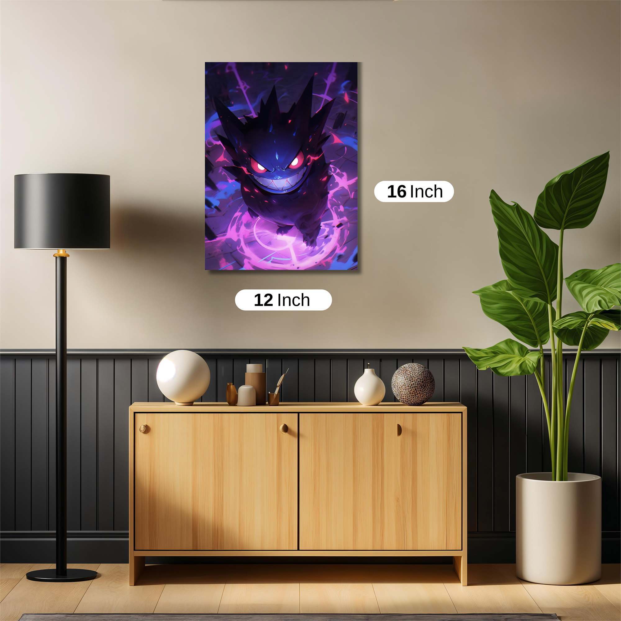 Gengar Gloom Safe Wall Magnetic / M