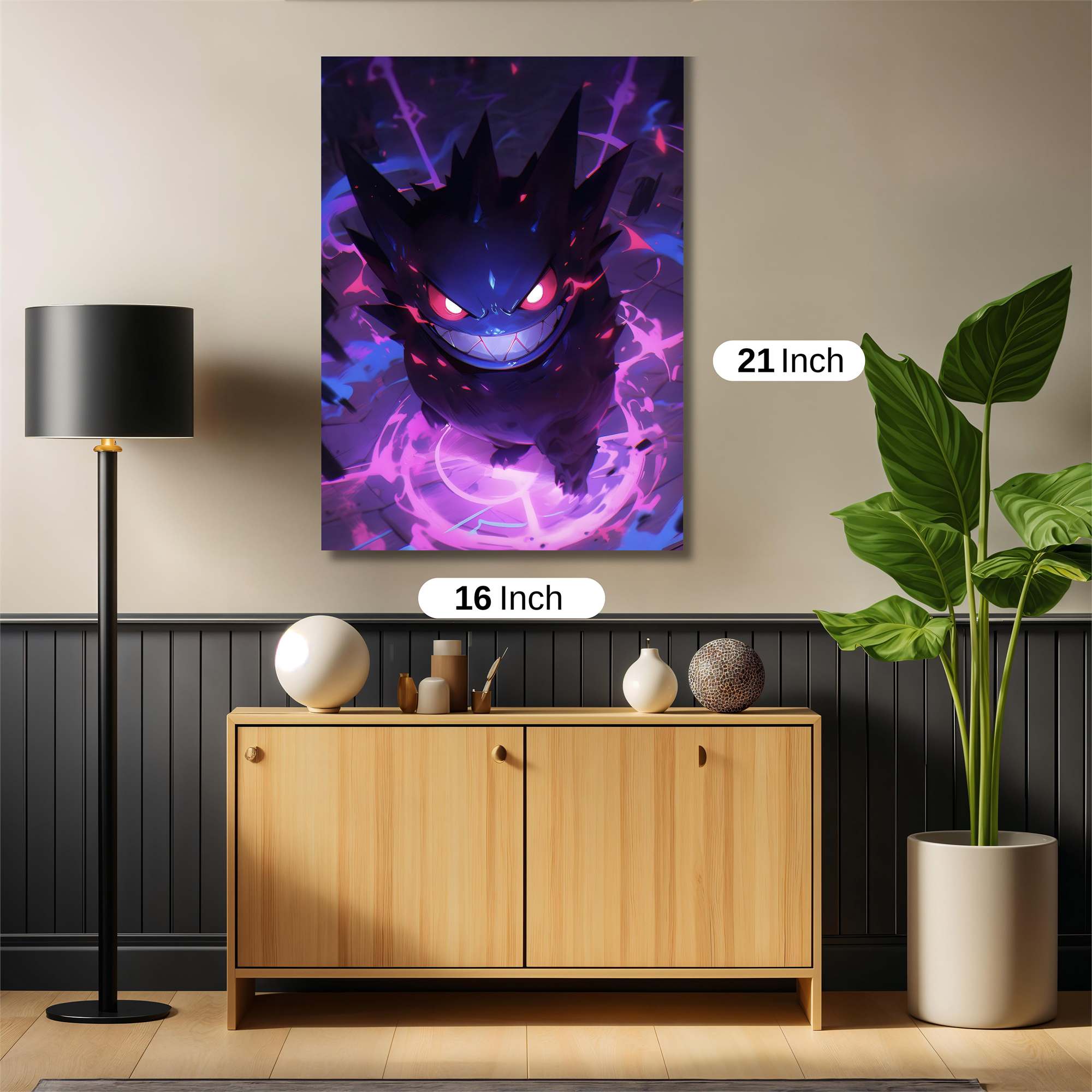 Gengar Gloom Safe Wall Magnetic / M