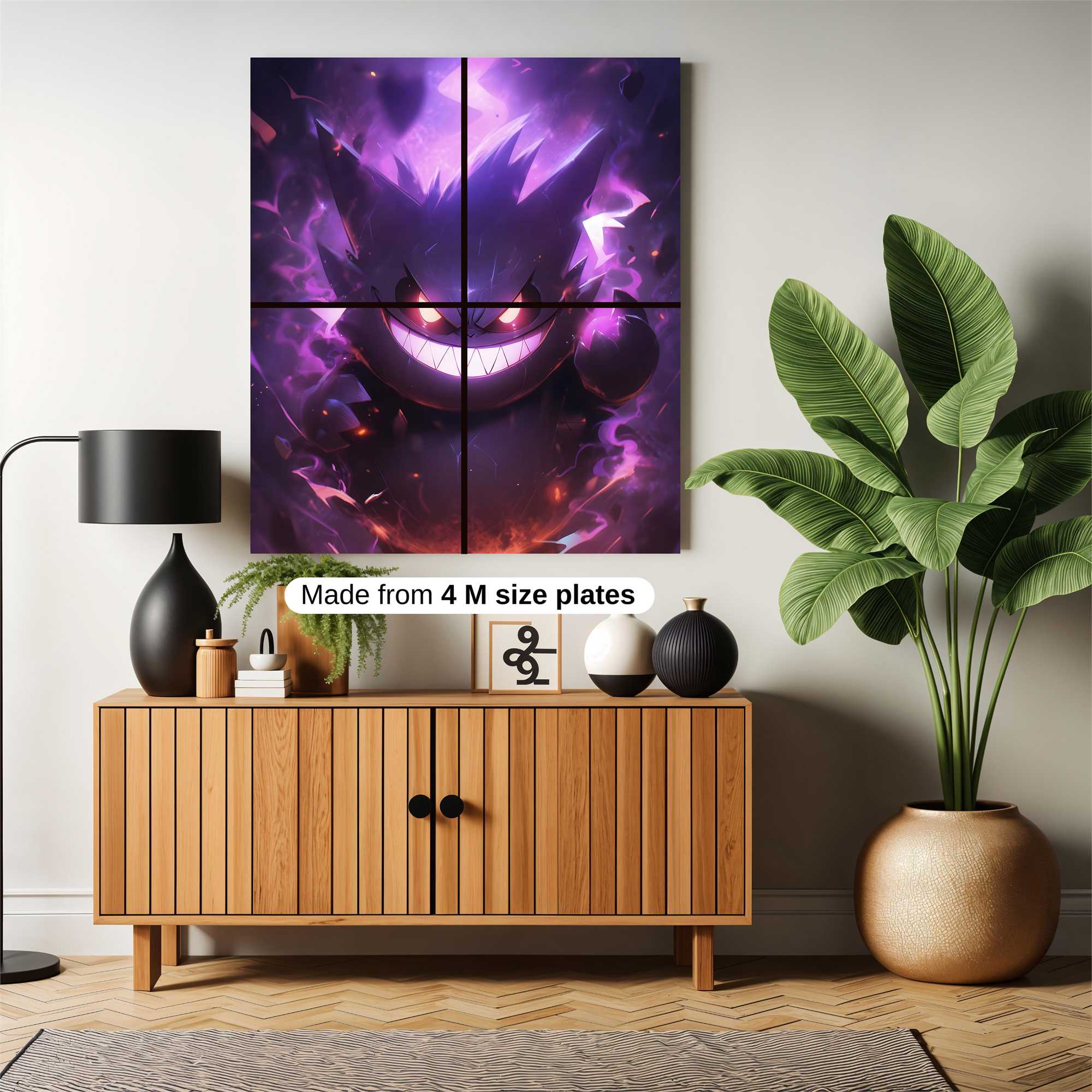 Gengar Menacing Safe Wall Magnetic / M