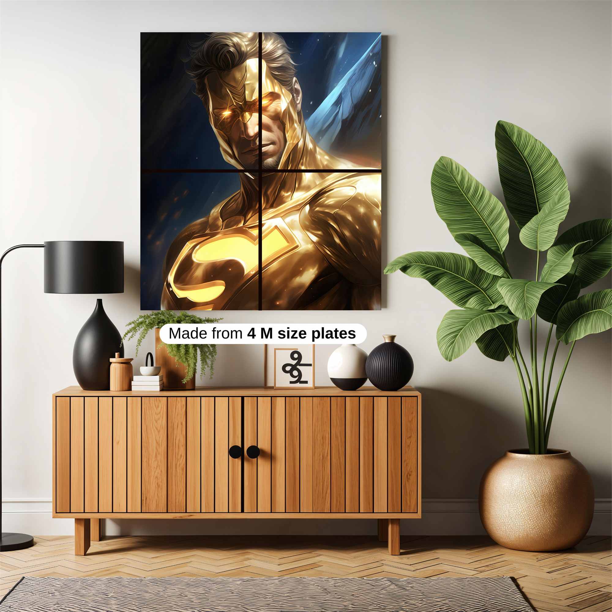 Superman Radiant Safe Wall Magnetic / M