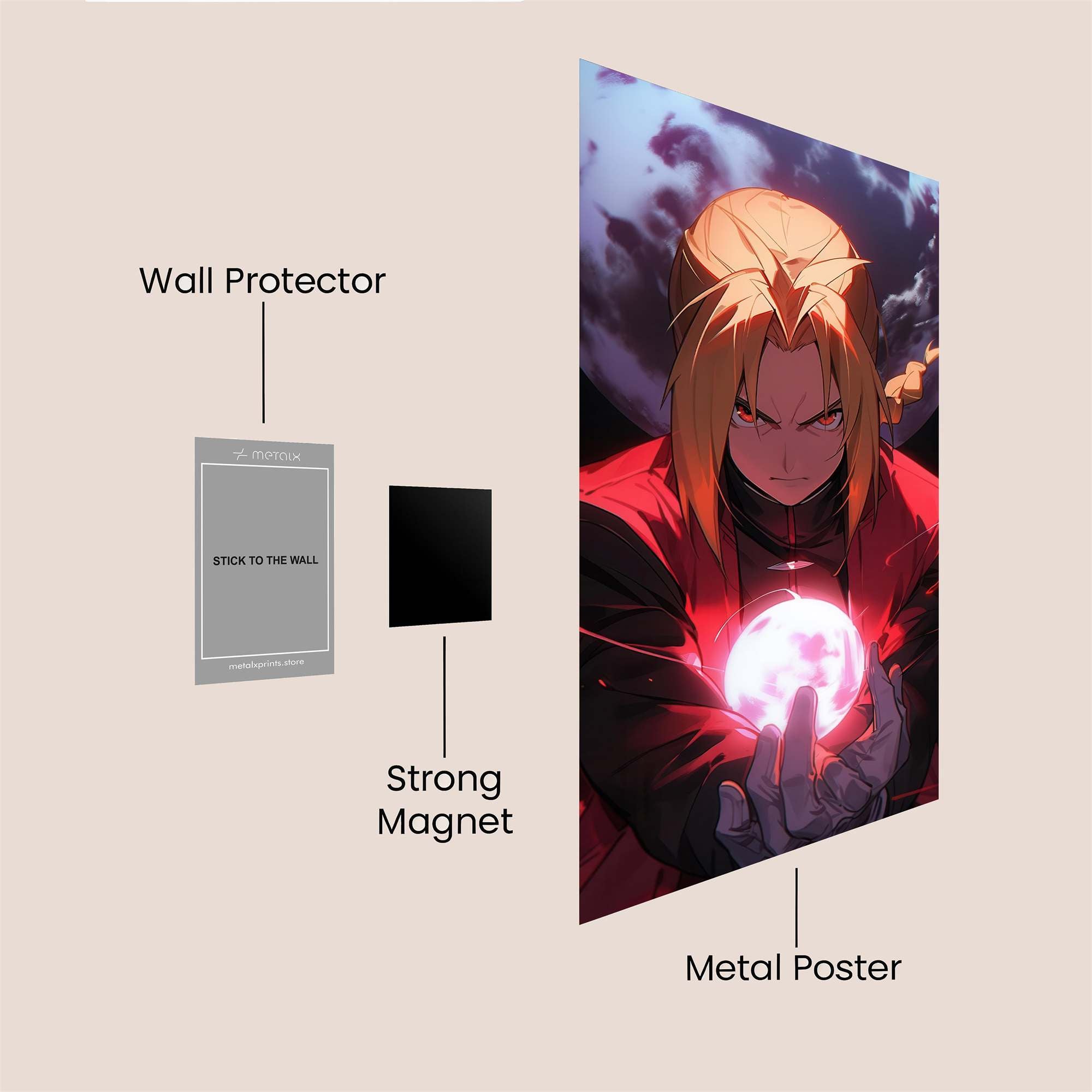 Edward Defiant Safe Wall Magnetic / M