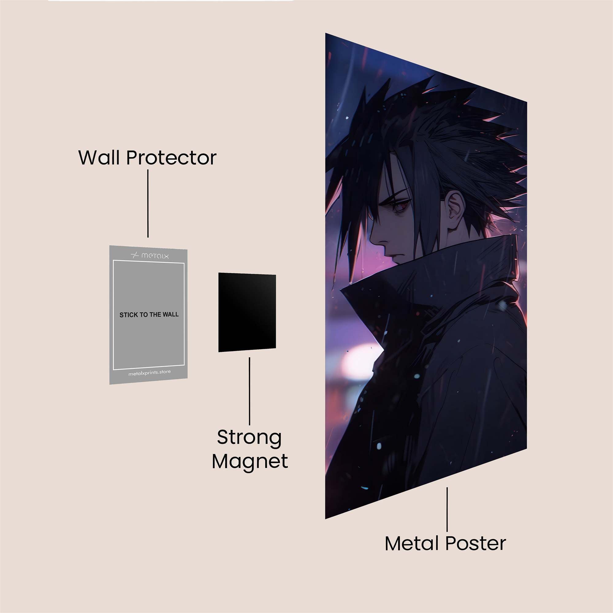 Sasuke Solitude Safe Wall Magnetic / M