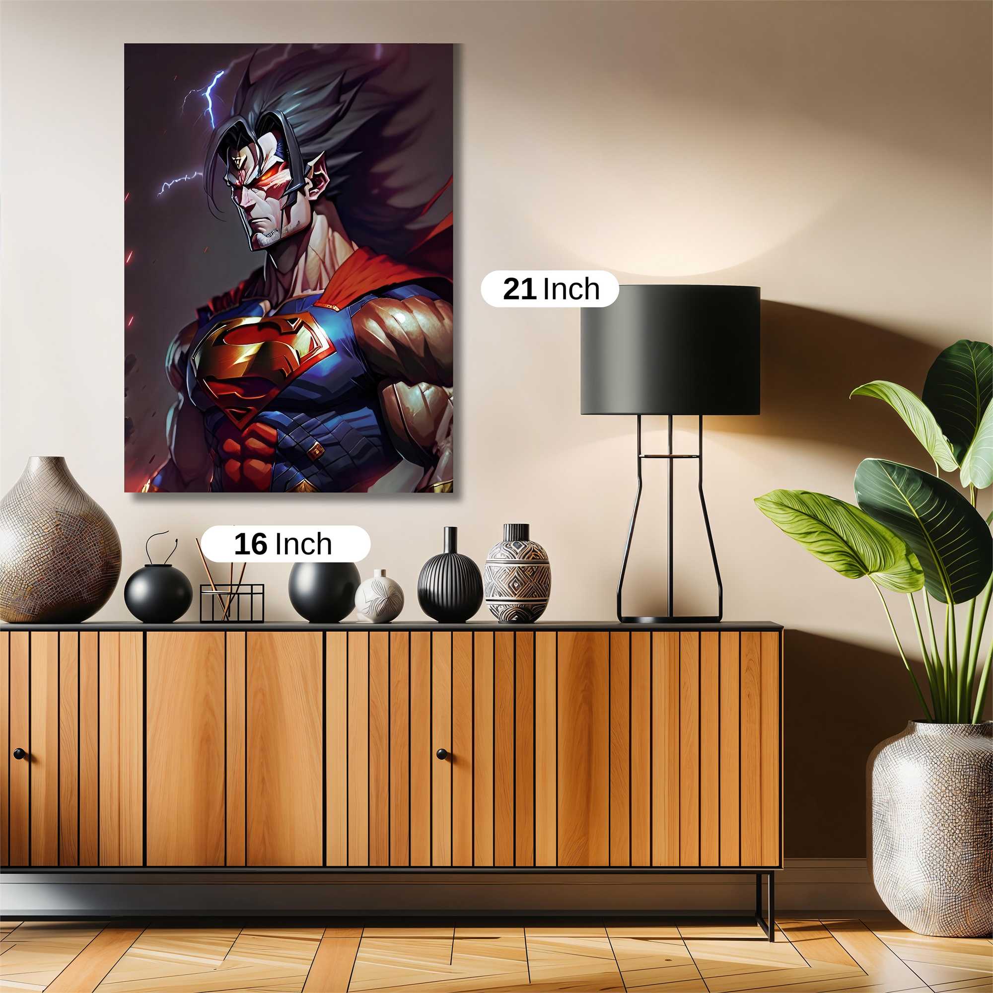 Superman Wrathful Safe Wall Magnetic / M