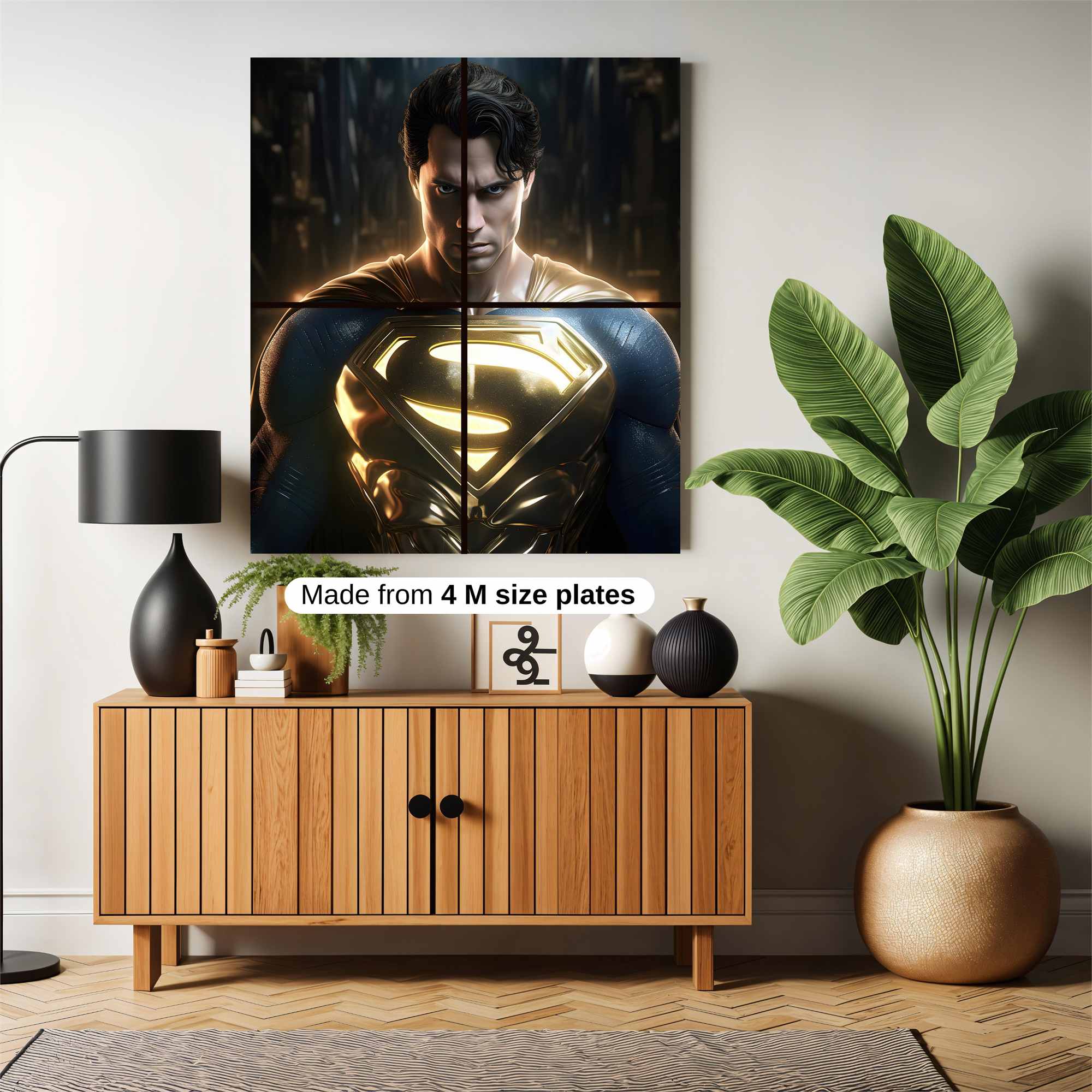 Superman Resolute Safe Wall Magnetic / M