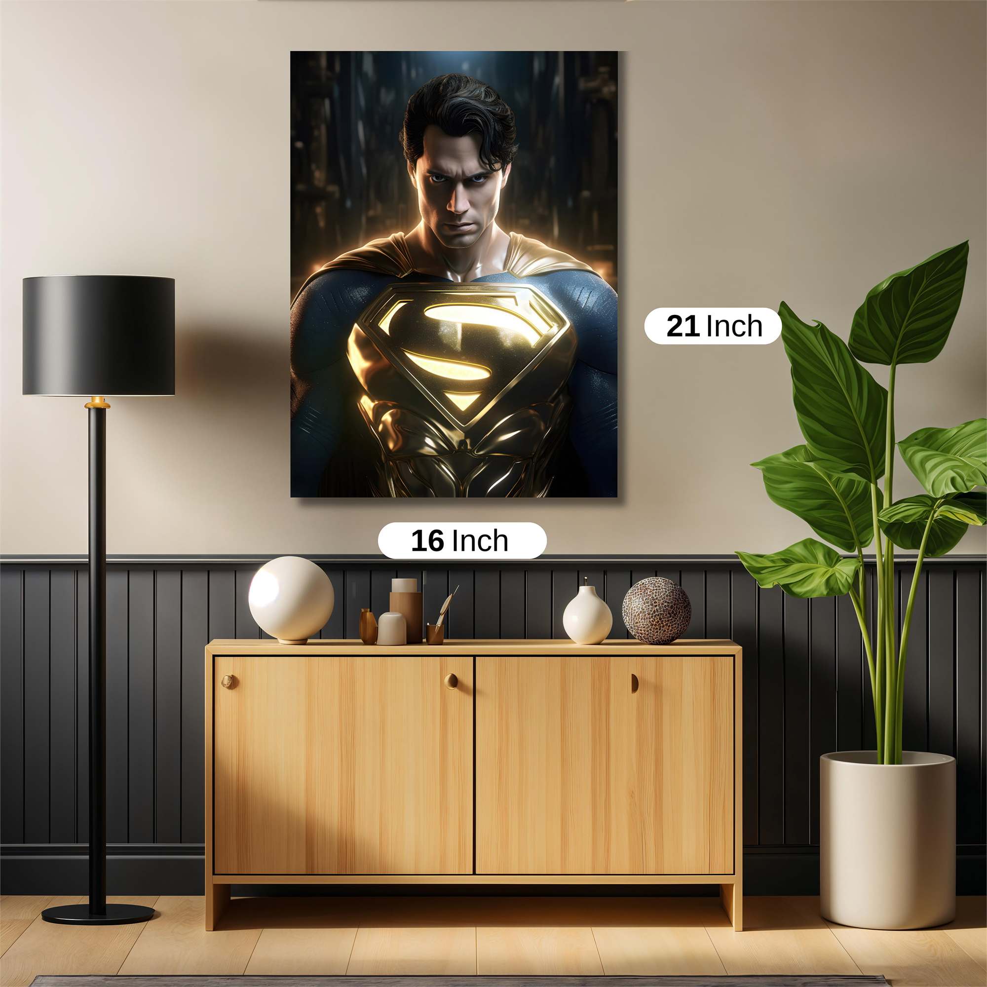 Superman Resolute Safe Wall Magnetic / M