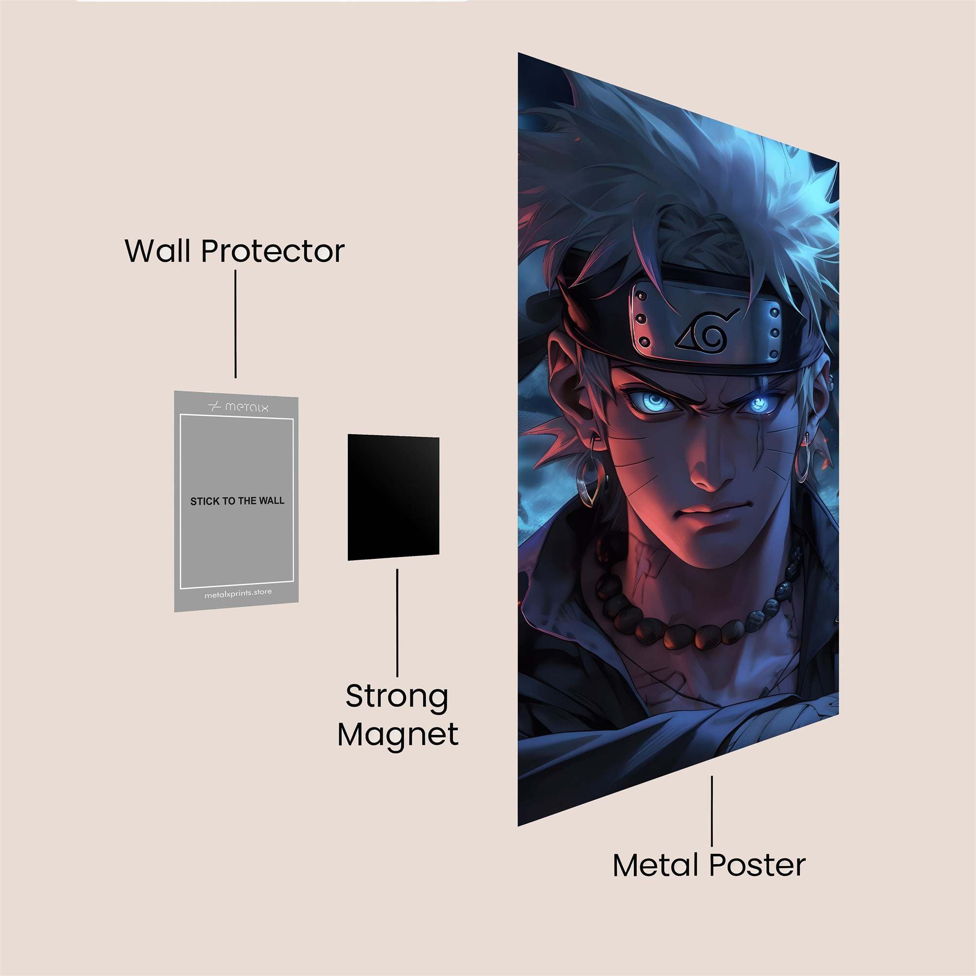 Naruto Intense Safe Wall Magnetic / M