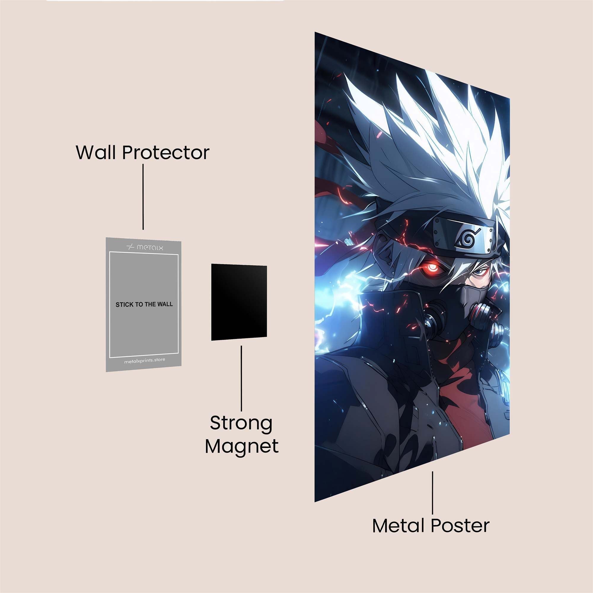 Kakashi Electrifying Safe Wall Magnetic / M