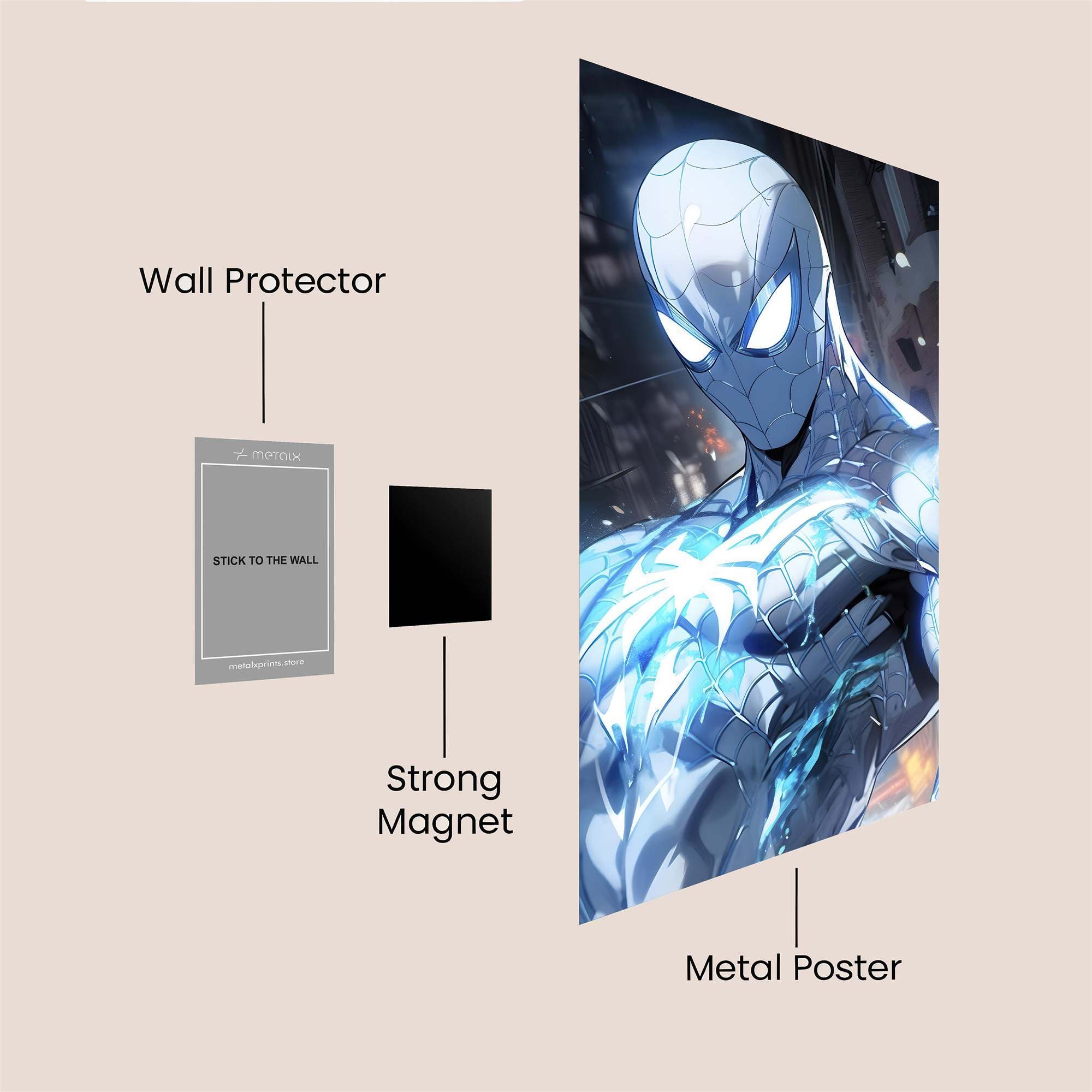 Spider Radiant Safe Wall Magnetic / M