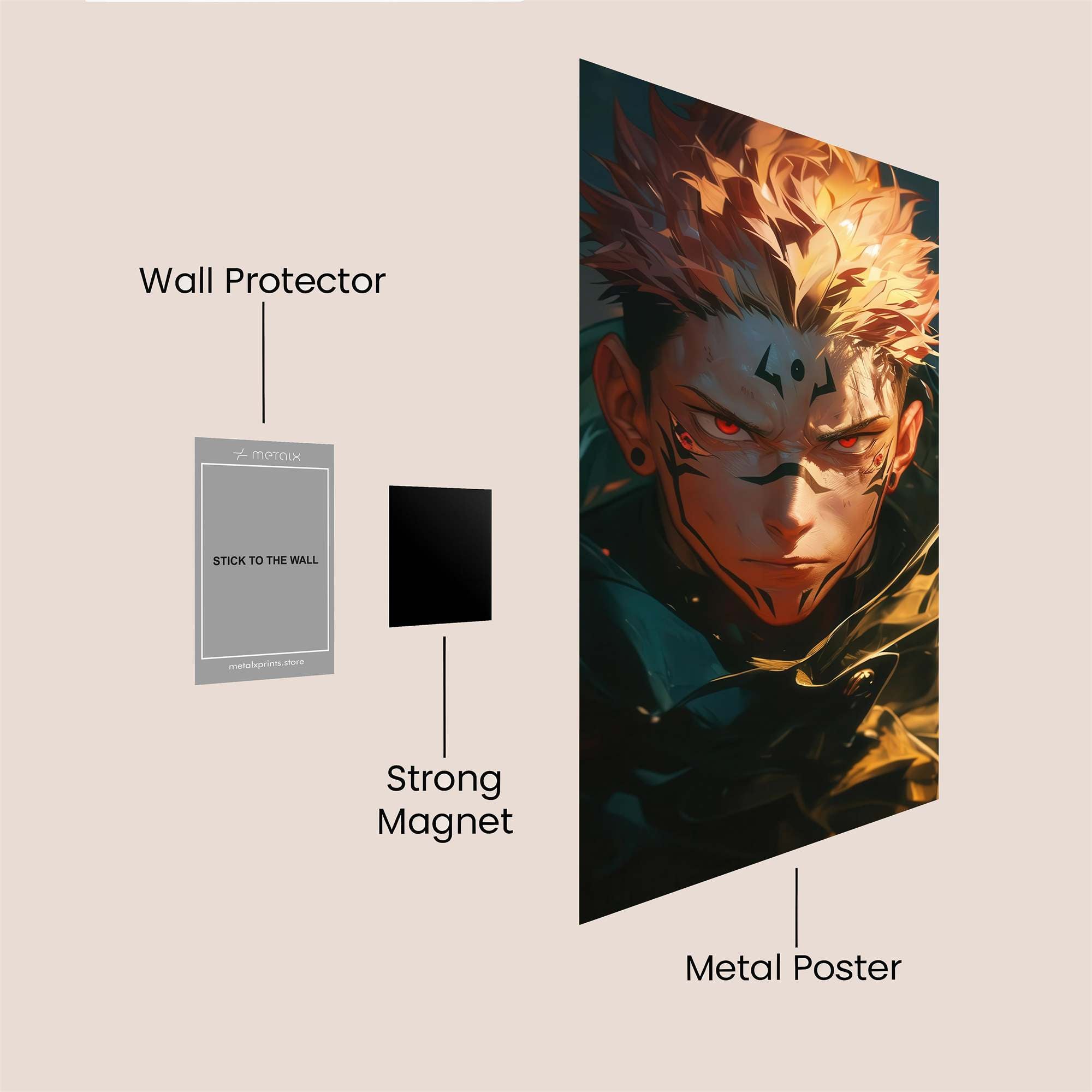 Yuji Fierce Safe Wall Magnetic / M