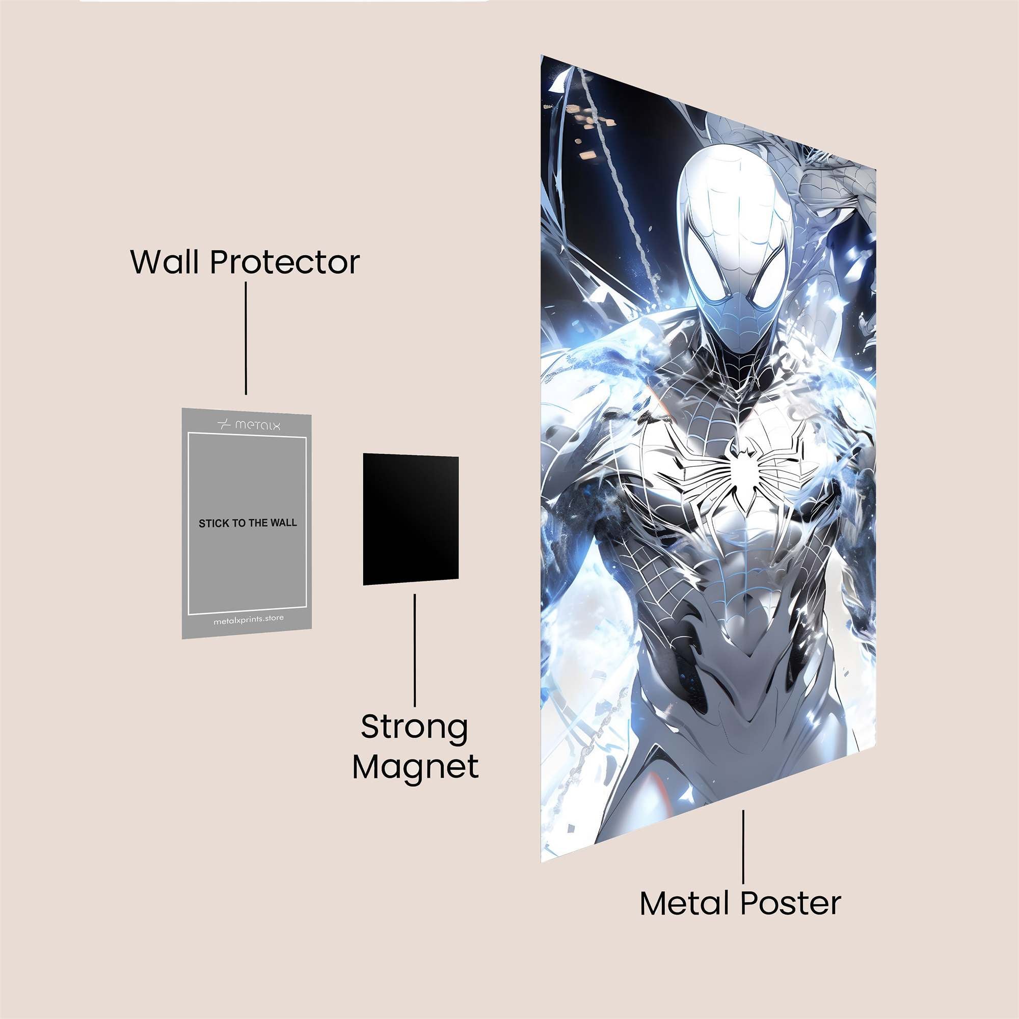 Spider Radiance Safe Wall Magnetic / M