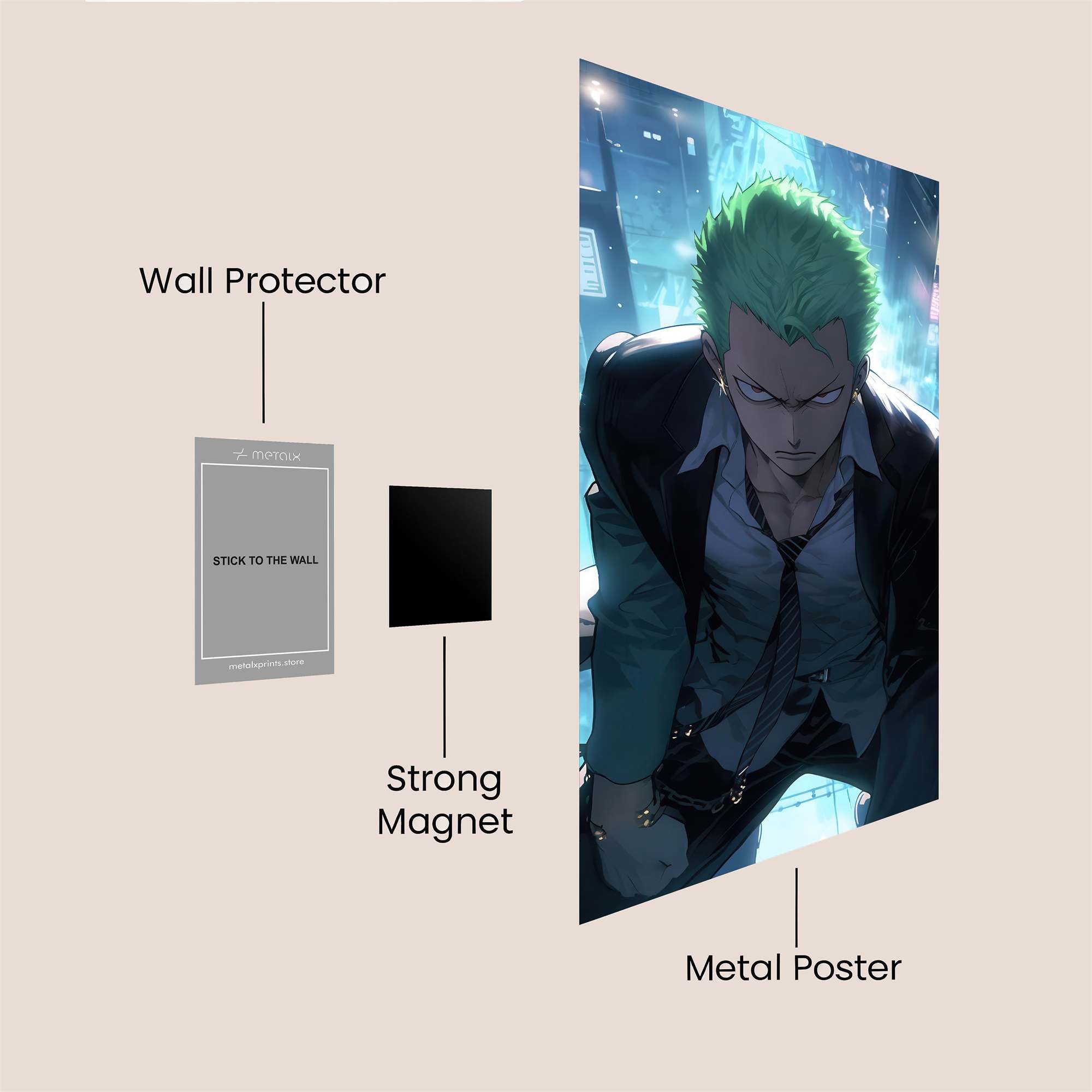 Roronoa Resolute Safe Wall Magnetic / M